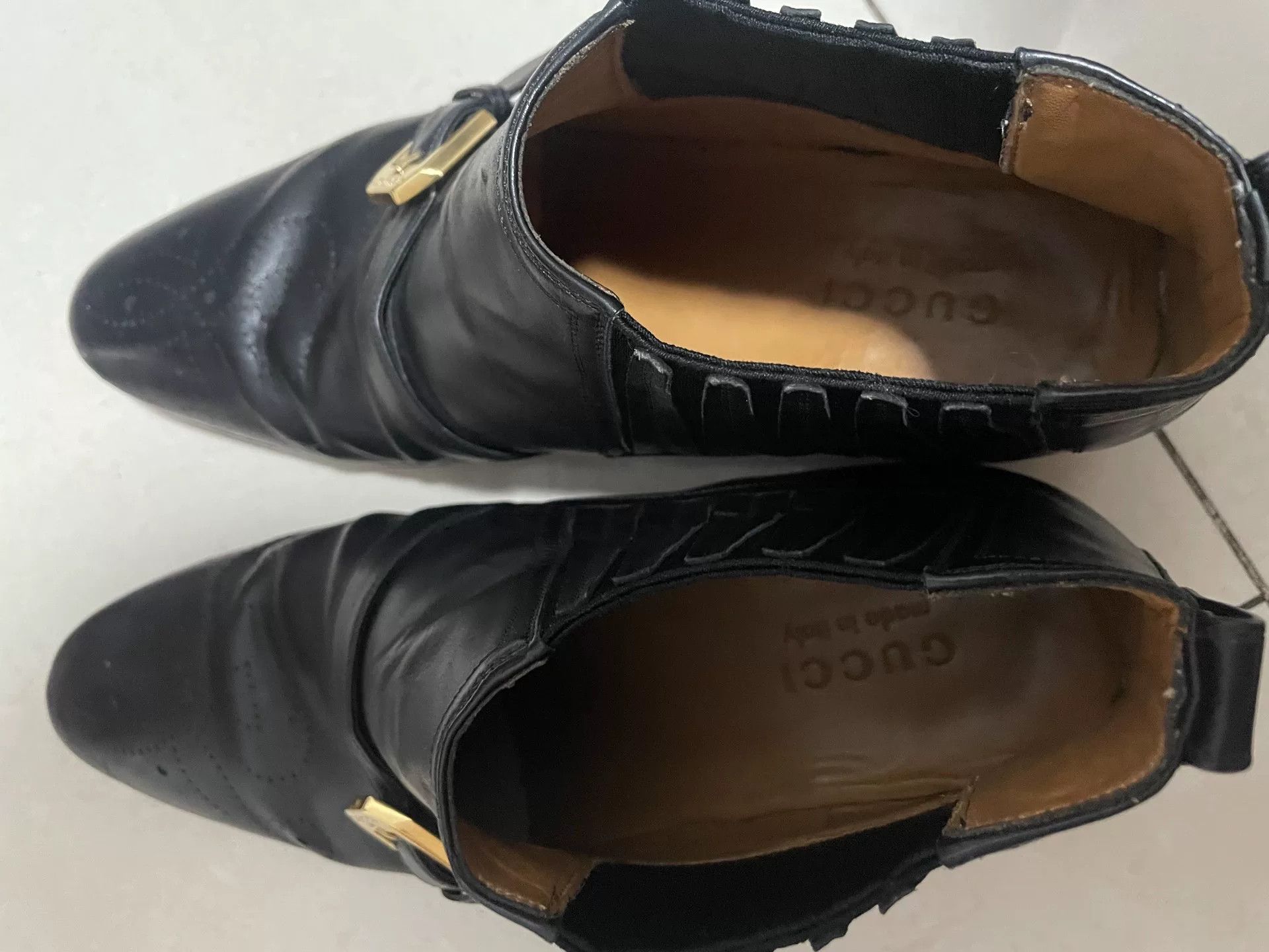 Gucci Gucci High-Top Chelsea Brogue Boots Size US 10.5 / EU 43-44 - 3 Thumbnail
