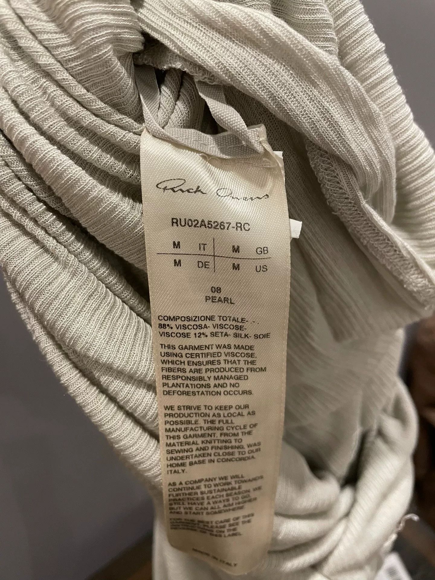 Rick Owens Rick Owens FW21 Banana Irregular Knit Top Size US M / EU 48-50 / 2 - 2 Thumbnail