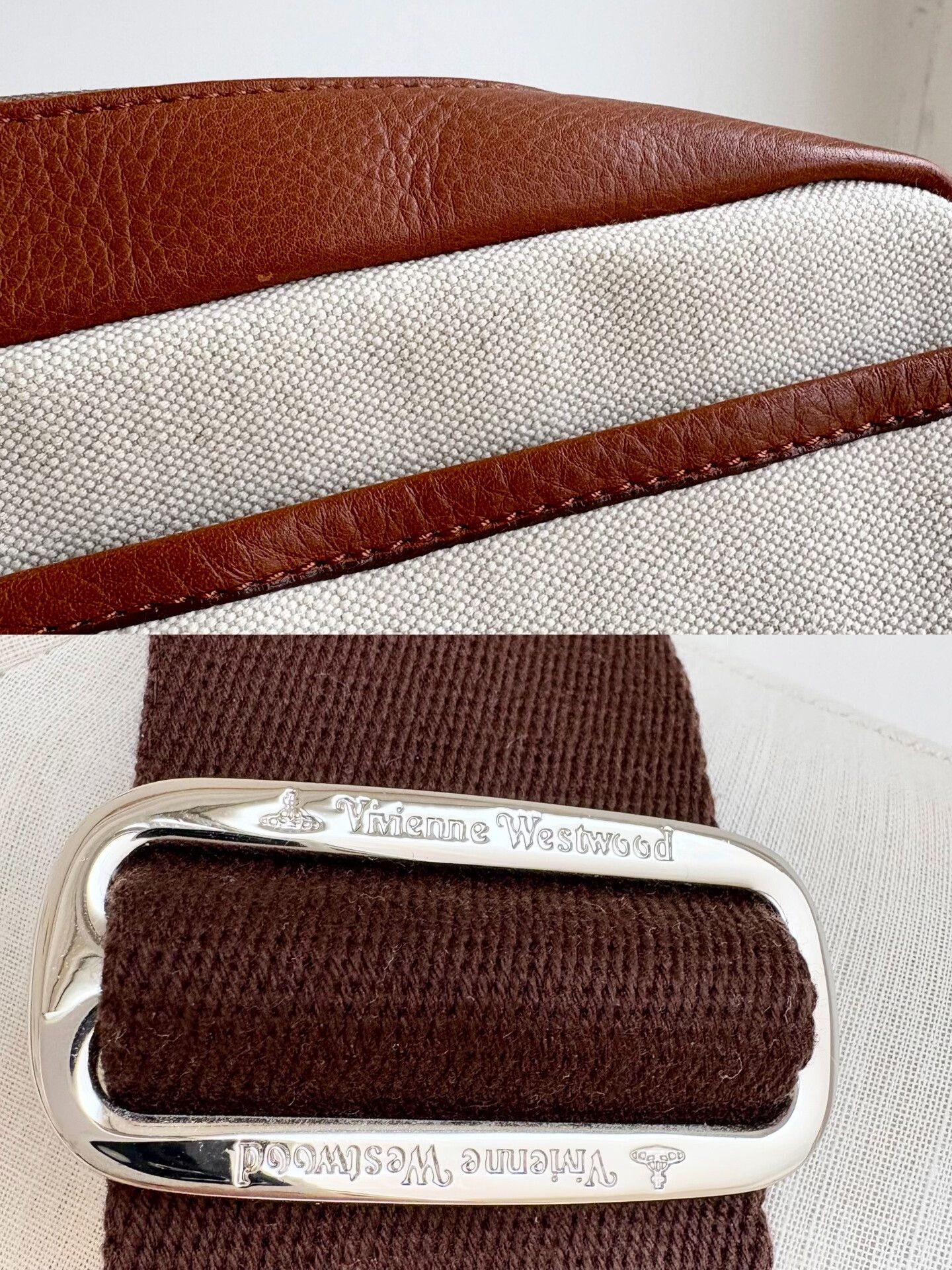 Vivienne Westwood Vivienne Westwood Vintage White Saturn Crossbody Size ONE SIZE - 8 Thumbnail