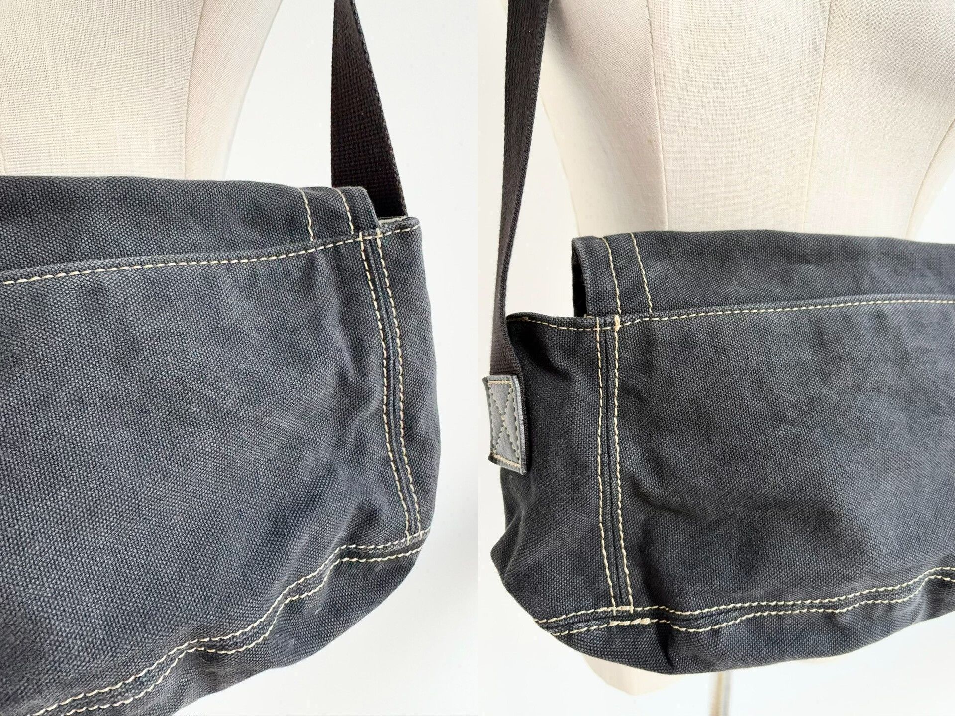 Vivienne Westwood Vivienne Westwood Saturn Logo Canvas Crossbody Size ONE SIZE - 9 Thumbnail