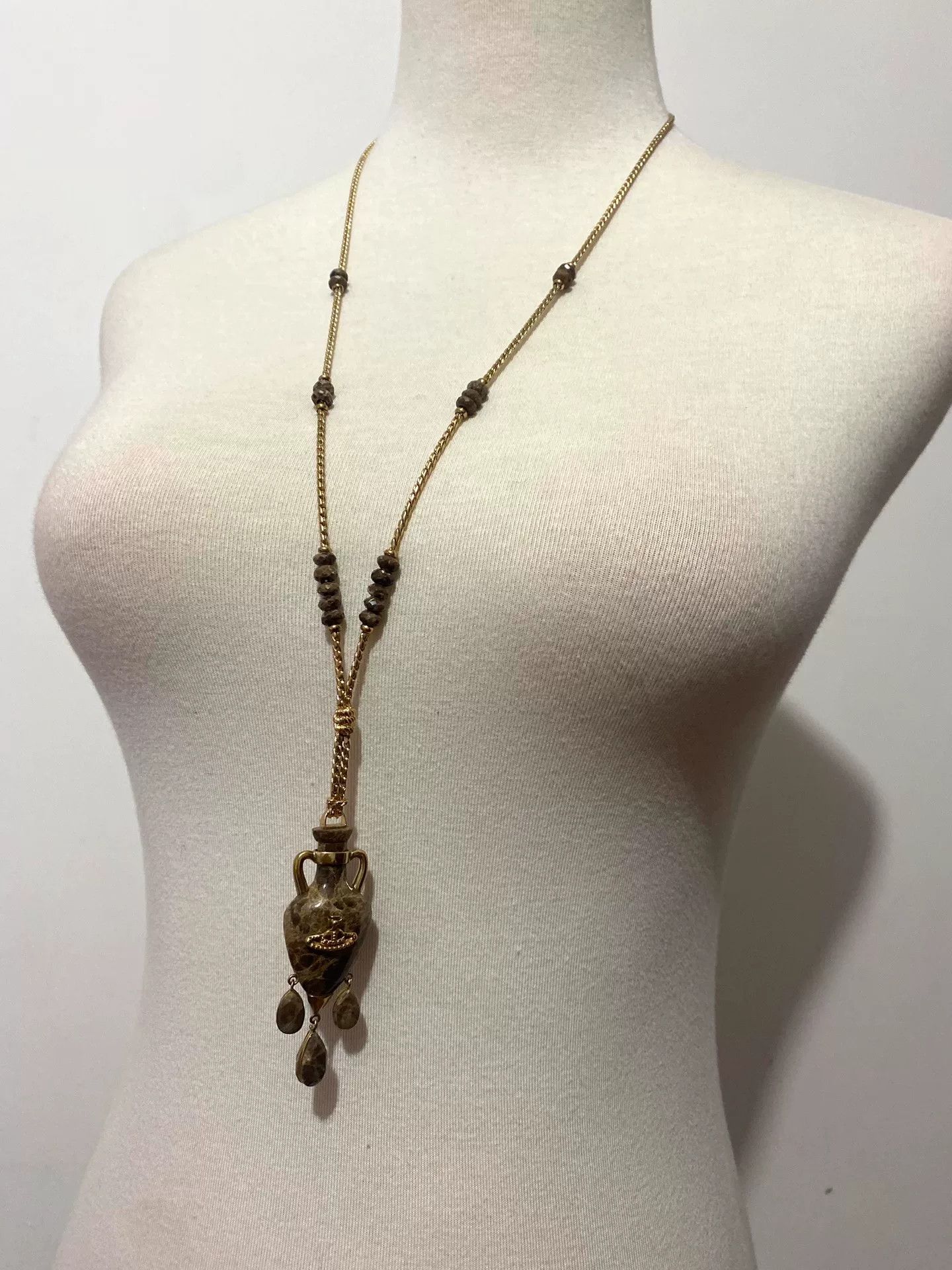 Vivienne Westwood Vivienne Westwood Vintage Marble Vase Necklace Size ONE SIZE - 4 Thumbnail