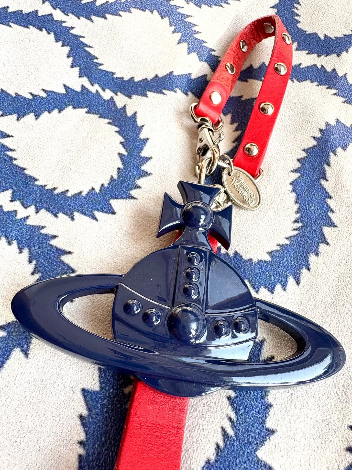 Vivienne Westwood Vivienne Westwood Saturn Red Keychain Size ONE SIZE - 2 Thumbnail