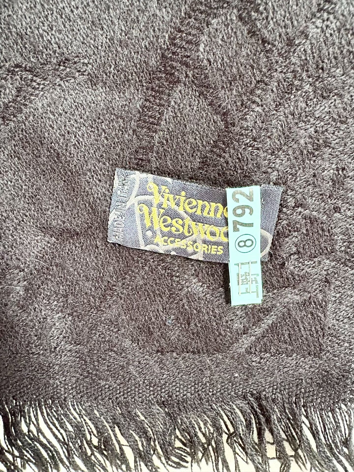 Vivienne Westwood Vivienne Westwood Vintage Black Saturn Scarf Size ONE SIZE - 5 Thumbnail