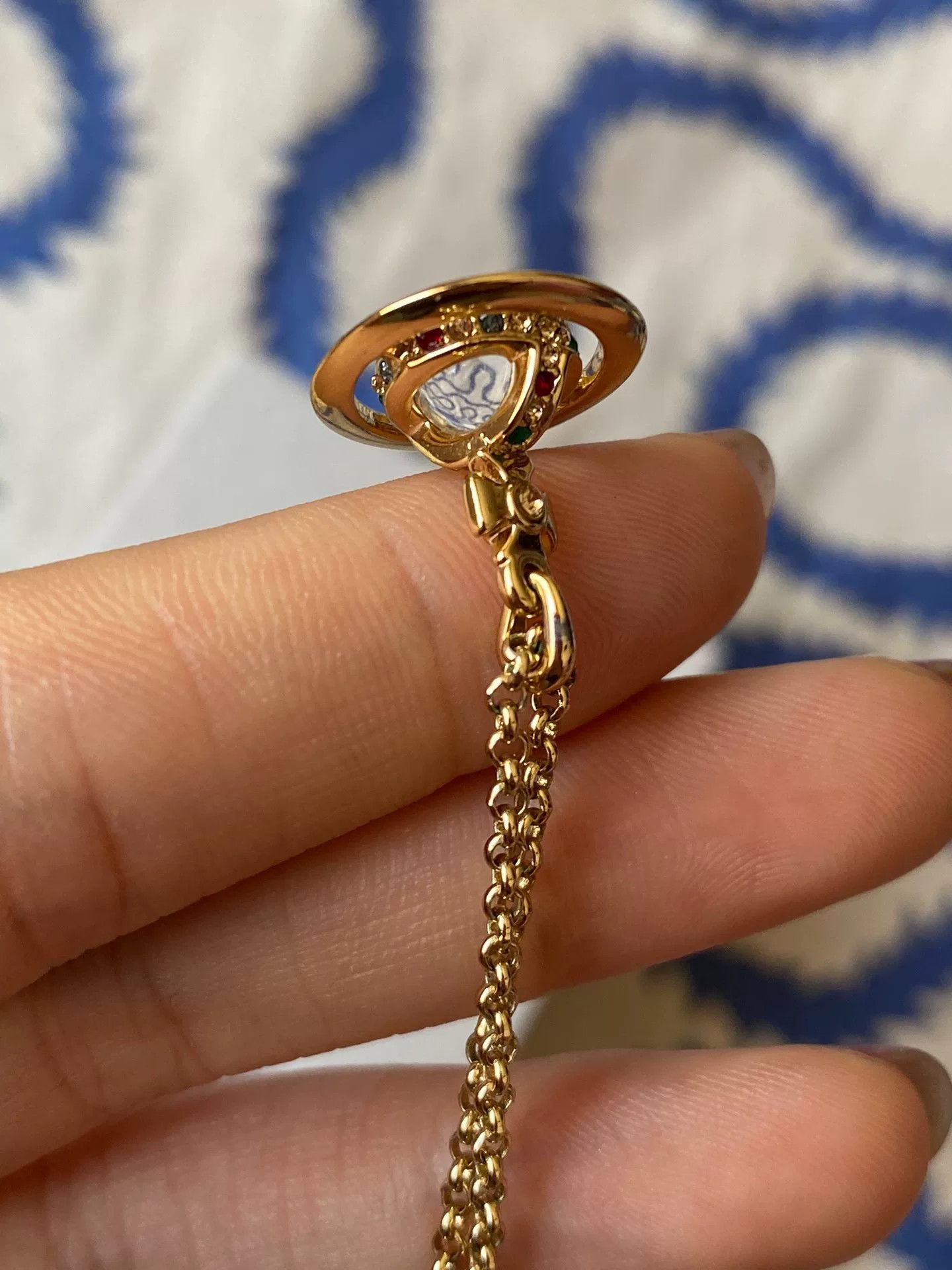 Vivienne Westwood Vivienne Westwood Vintage Gold Orb Necklace Size ONE SIZE - 5 Thumbnail