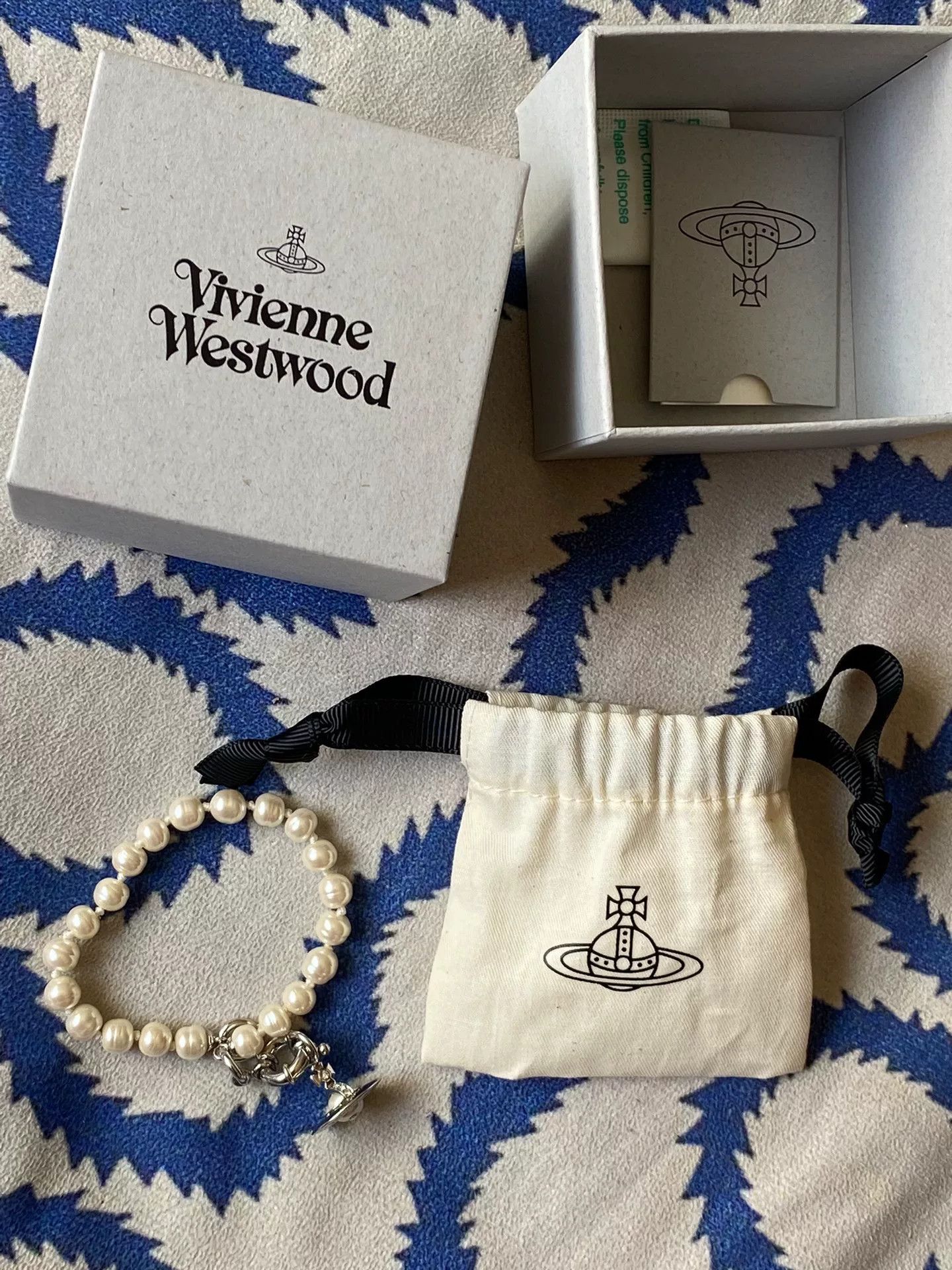 Vivienne Westwood Vivienne Westwood Pearl Saturn Bracelet Size ONE SIZE - 6 Thumbnail
