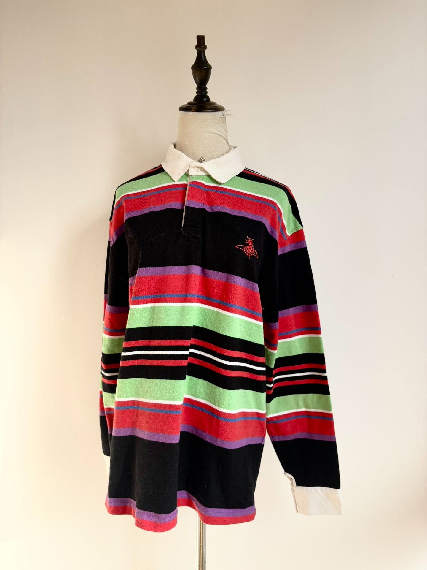 Vivienne Westwood Vivienne Westwood Vintage Saturn Polo Sweatshirt Size M / US 6-8 / IT 42-44 - 3 Thumbnail