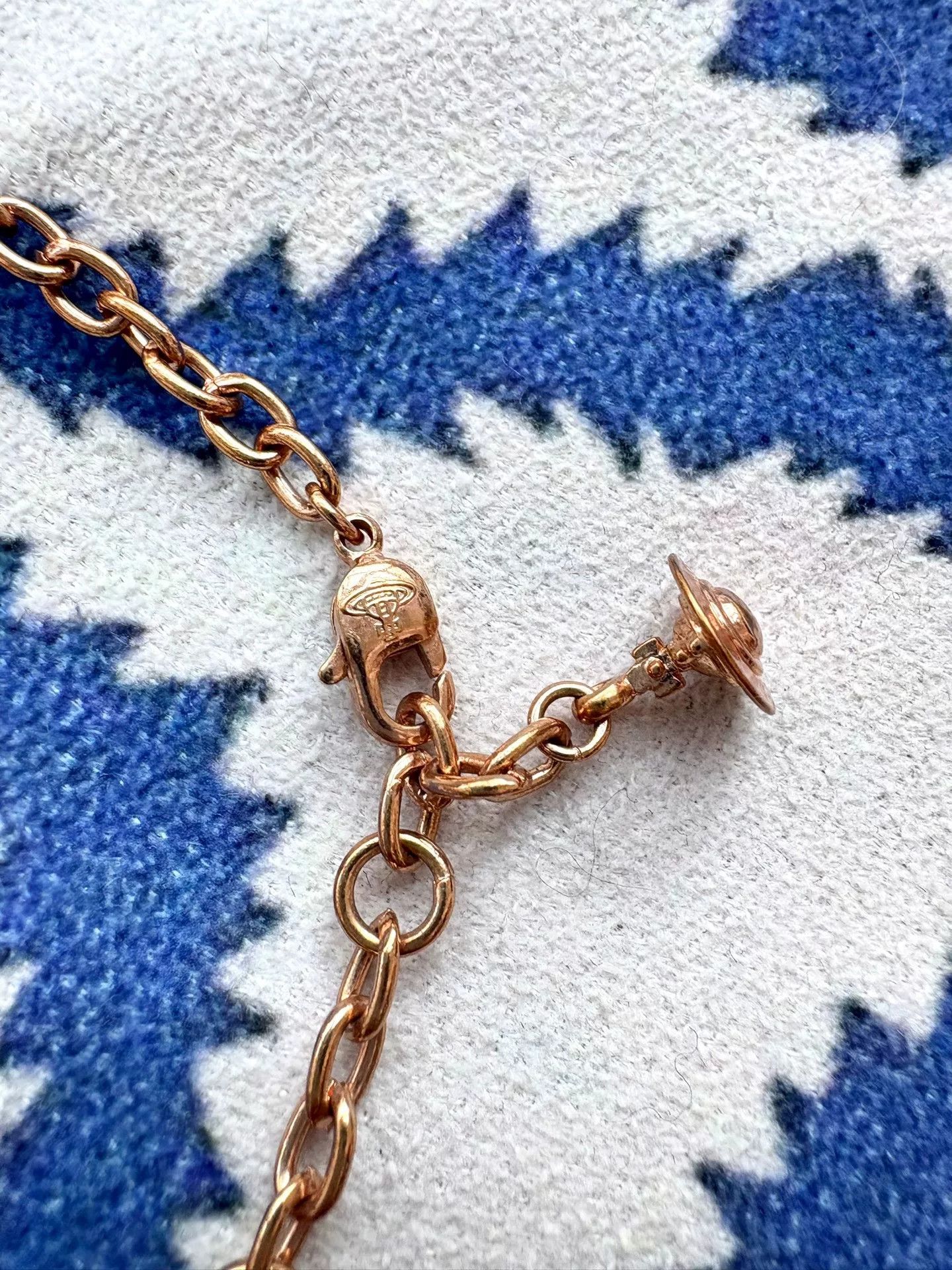 Vivienne Westwood Vivienne Westwood Vintage Rose Gold Saturn Necklace Size ONE SIZE - 4 Thumbnail