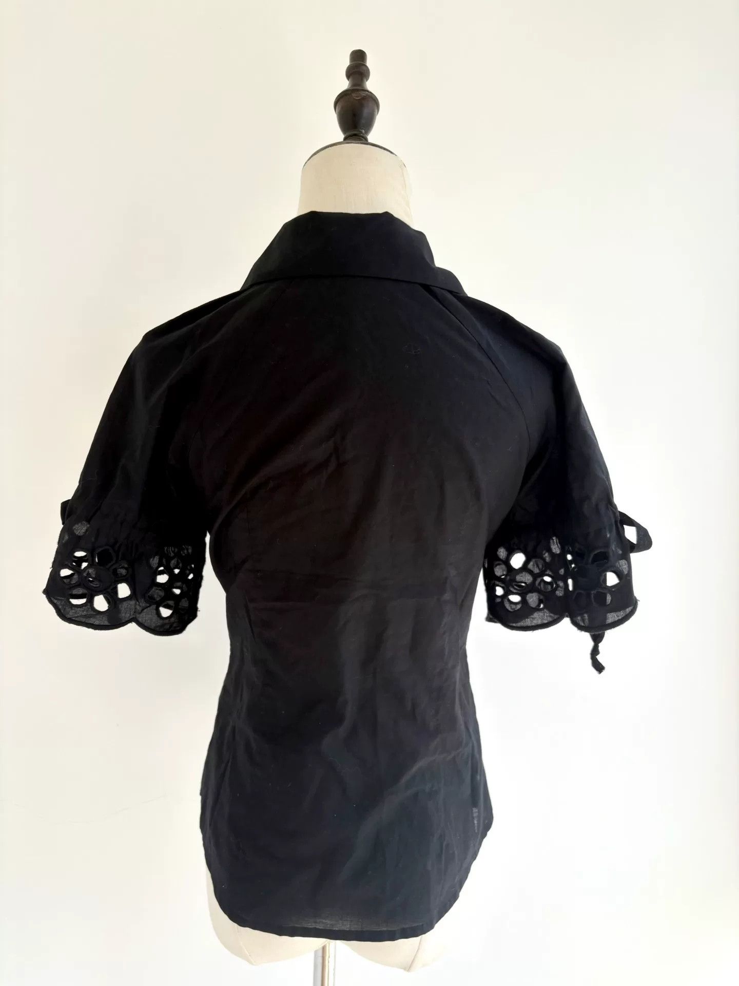 Vivienne Westwood Vivienne Westwood Vintage Black Short-Sleeve Shirt Size S / US 4 / IT 40 - 3 Thumbnail