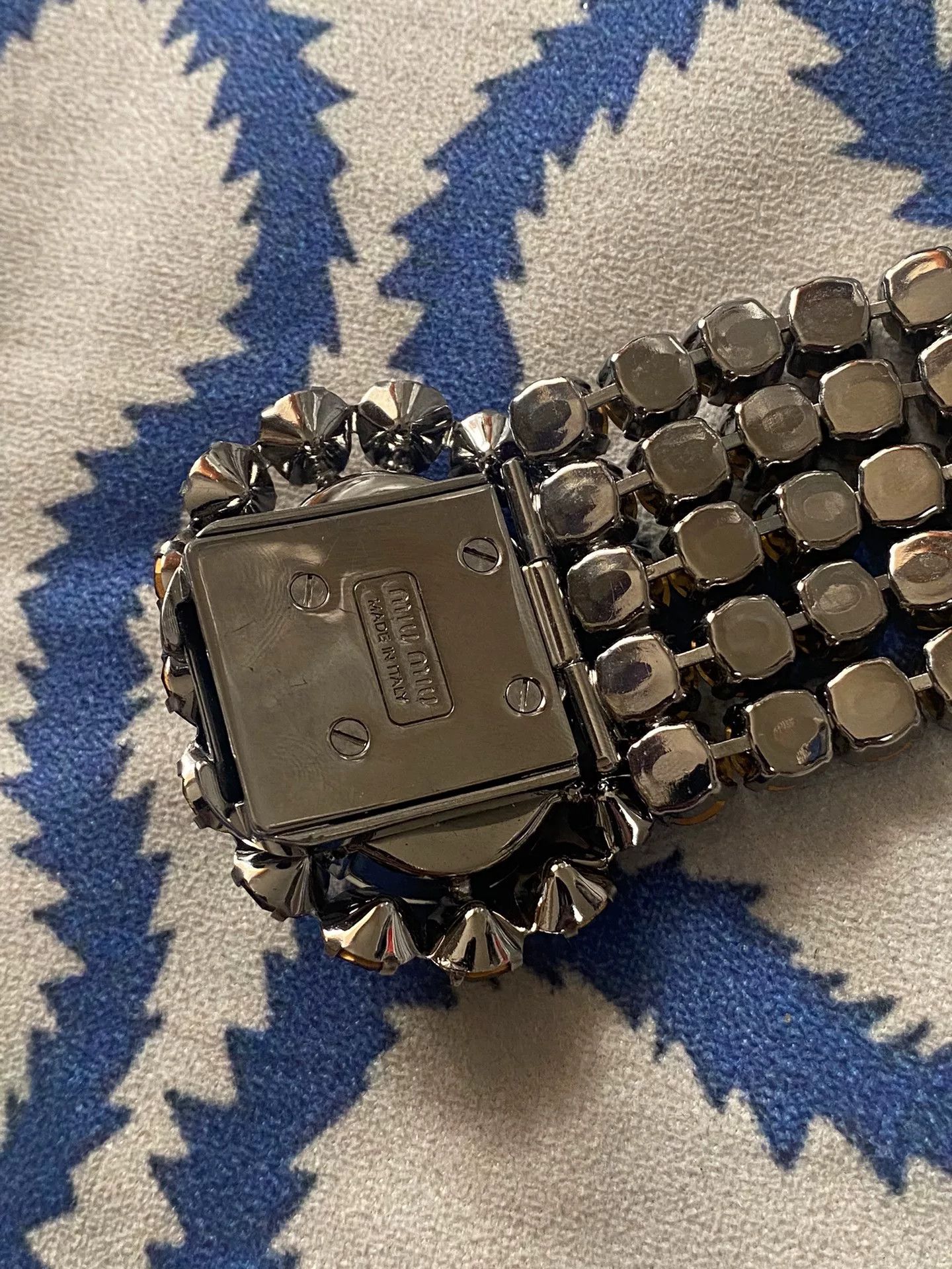 Miu Miu Miu Miu Purple Gemstone Bracelet Size ONE SIZE - 4 Thumbnail