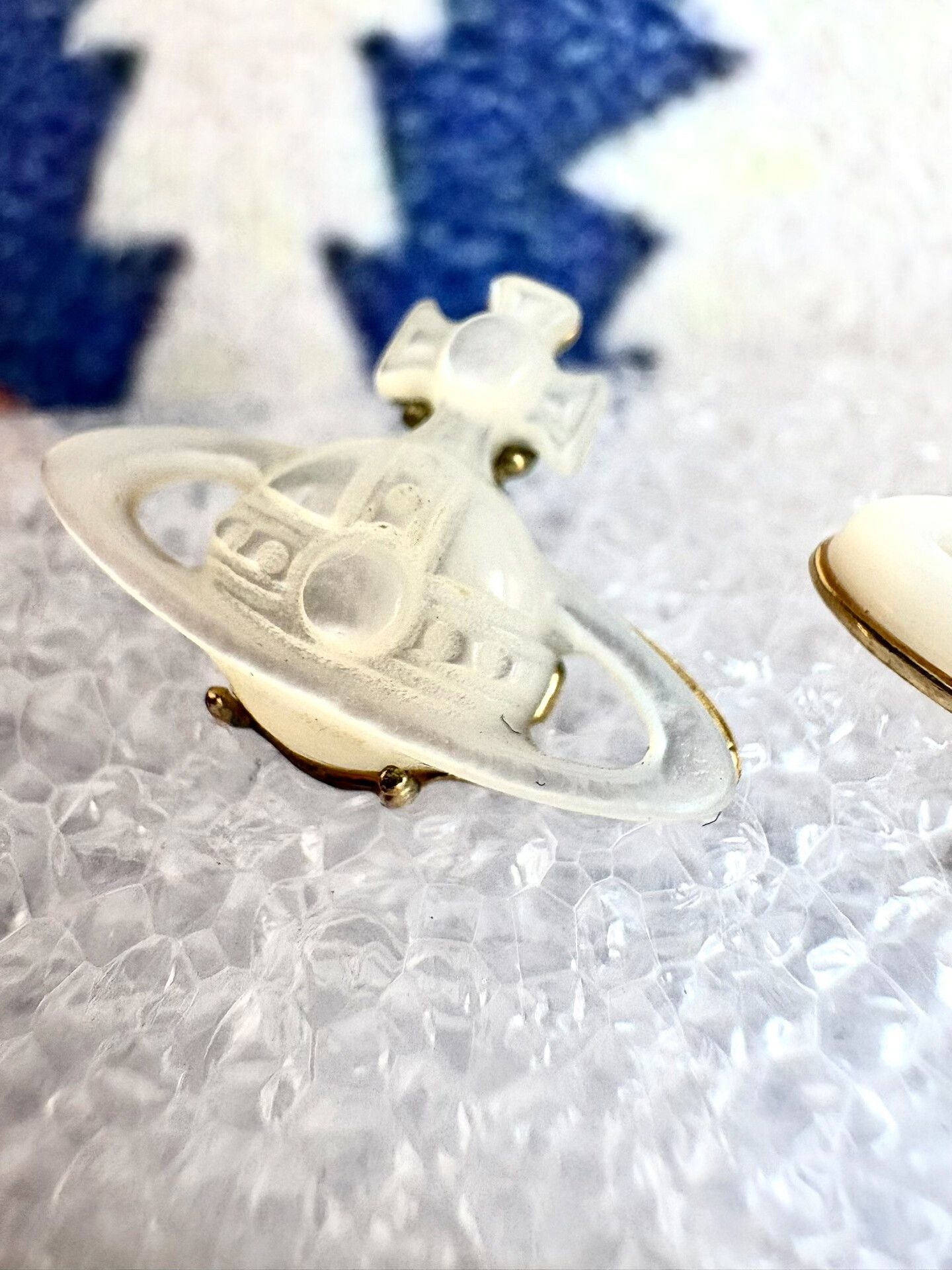 Vivienne Westwood Vivienne Westwood Vintage Saturn Earrings Size ONE SIZE - 4 Thumbnail