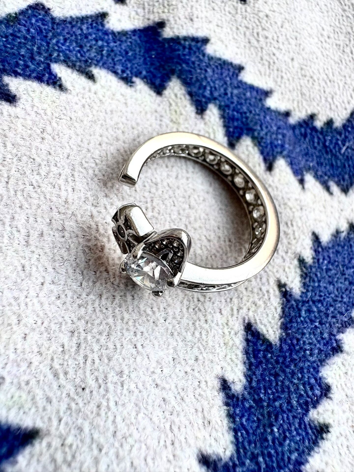 Vivienne Westwood Vivienne Westwood Saturn Open Ring Size ONE SIZE - 3 Thumbnail