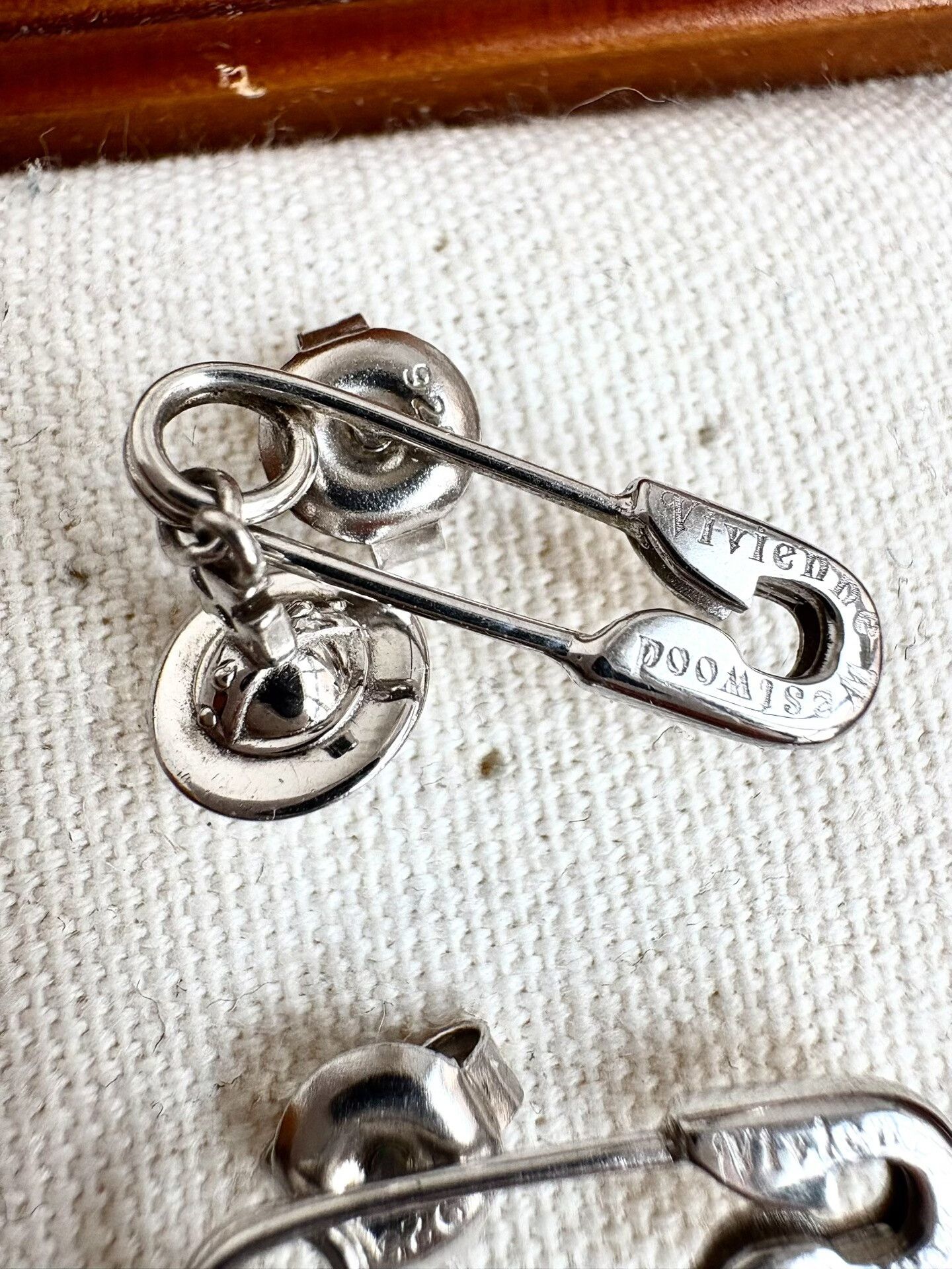 Vivienne Westwood Vivienne Westwood Vintage 925 Silver Saturn Earrings Size ONE SIZE - 4 Thumbnail