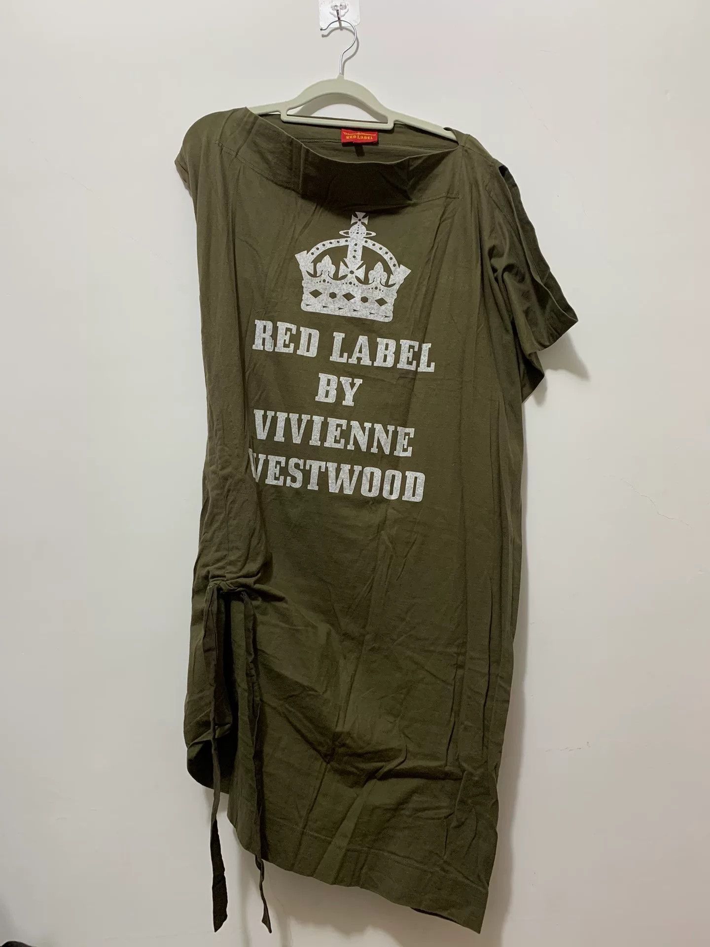 Vivienne Westwood Vivienne Westwood Army Green Cowl Neck Dress Size M / US 6-8 / IT 42-44 - 5 Thumbnail