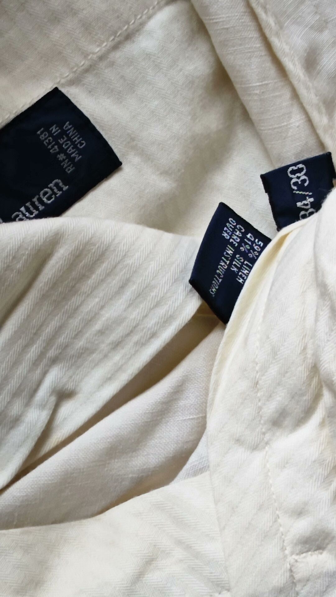 Polo Ralph Lauren Polo Ralph Lauren 90s Silk Linen Pants Size US 34 / EU 50 - 5 Thumbnail