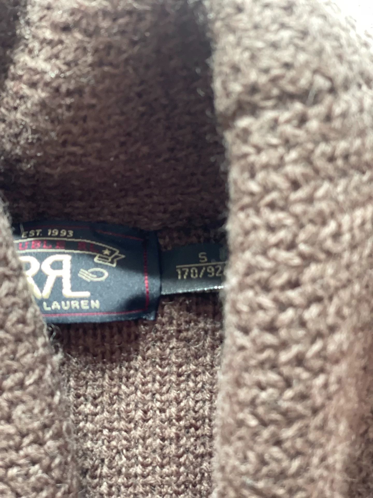 RRL Ralph Lauren RRL Discontinued Thick Wool Sweater Size US S / EU 44-46 / 1 - 3 Thumbnail
