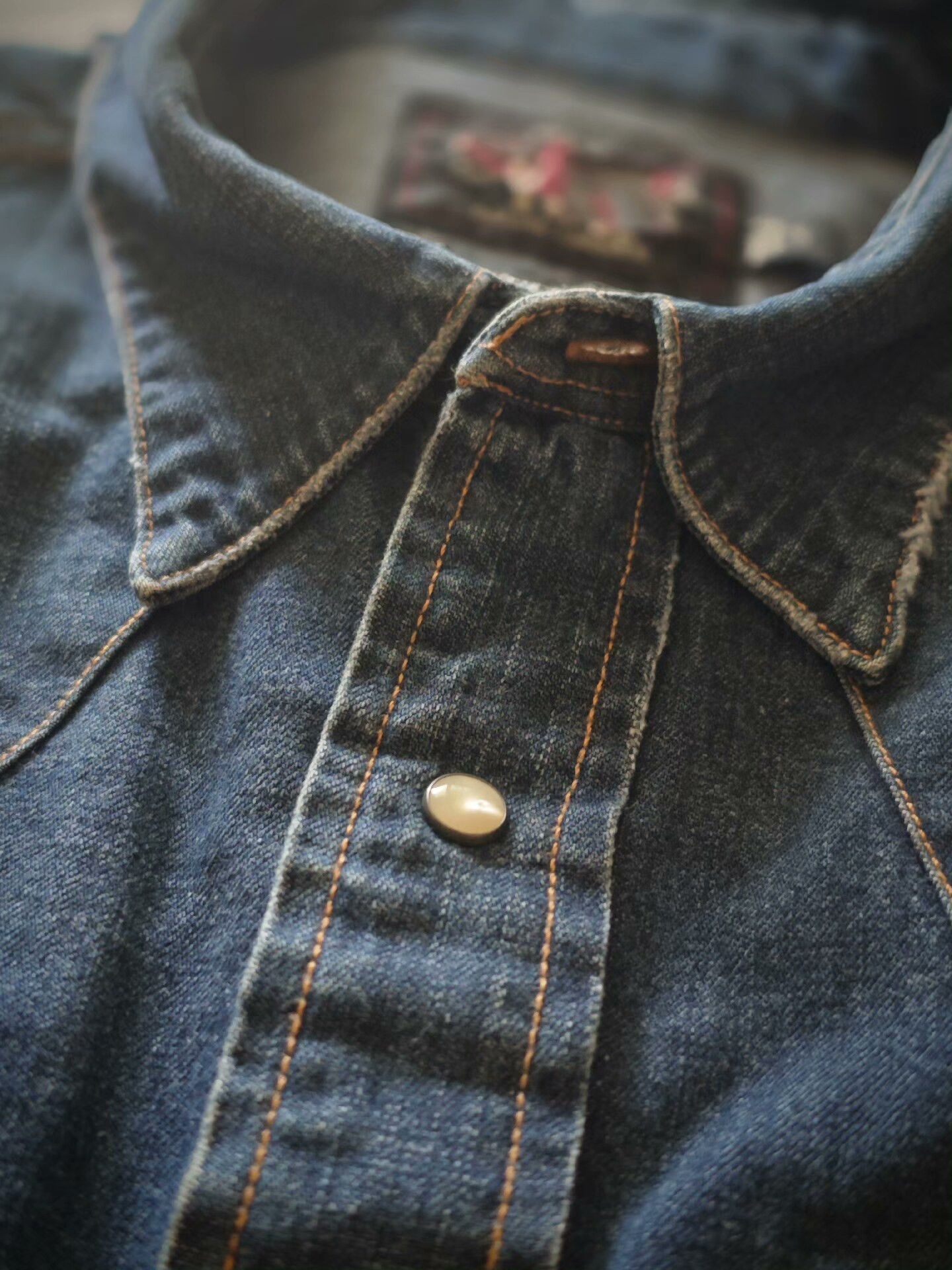 RRL Ralph Lauren Vintage RRL Denim Shirt (Discontinued) Size US S / EU 44-46 / 1 - 8 Thumbnail