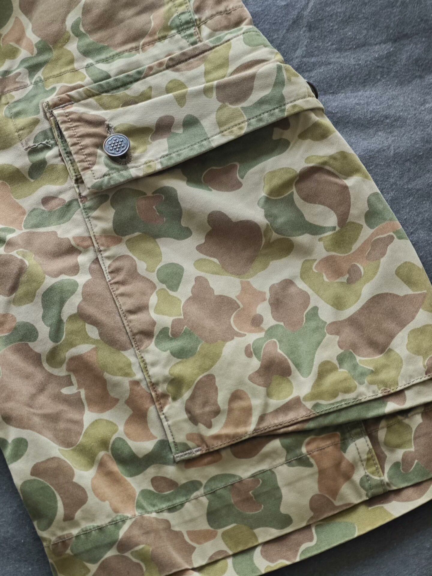 RRL Ralph Lauren RRL Camouflage Cargo Shorts Size US 30 / EU 46 - 3 Thumbnail