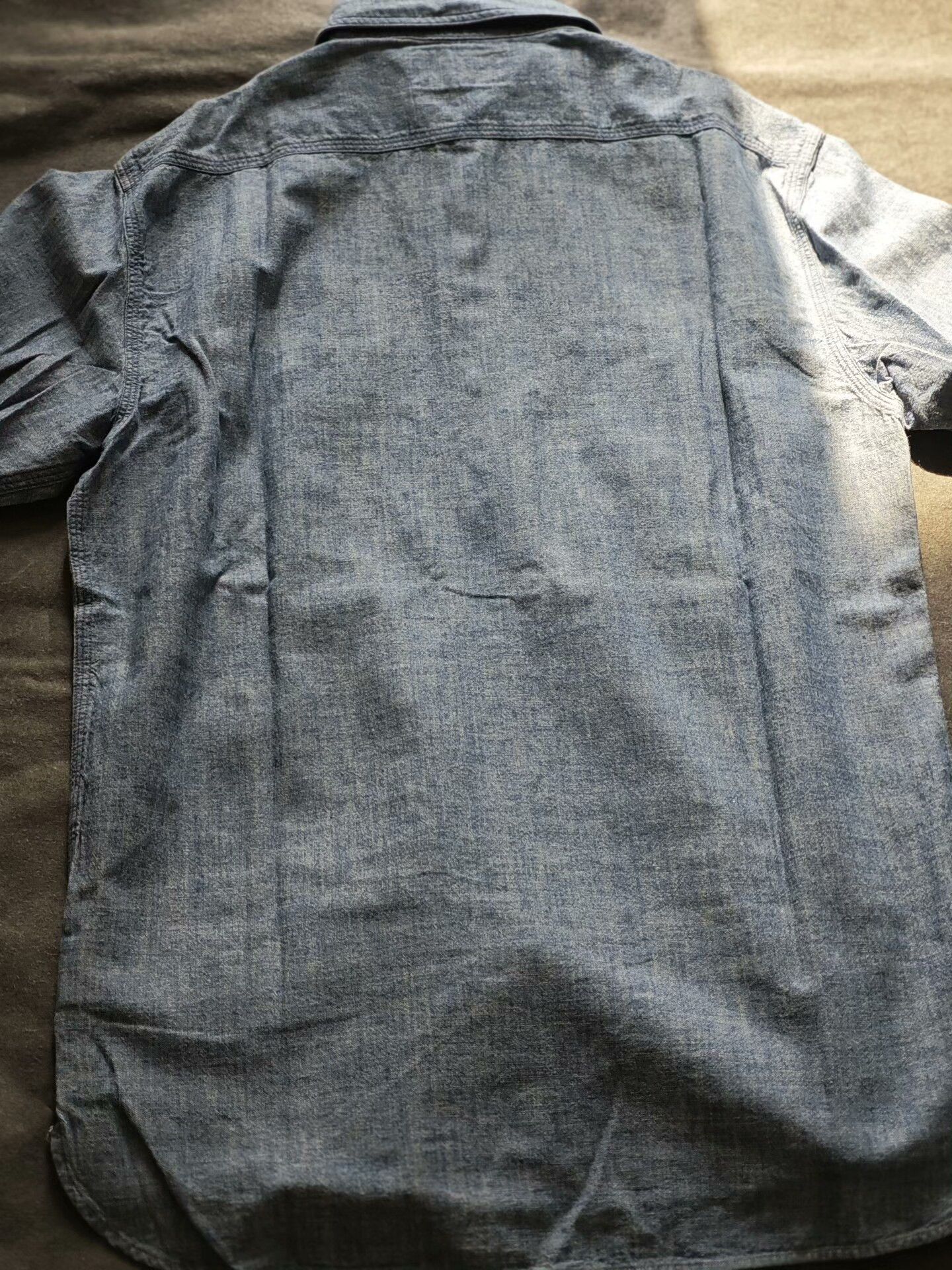 RRL Ralph Lauren RRL Vintage Indigo Work Shirt Size US S / EU 44-46 / 1 - 8 Thumbnail