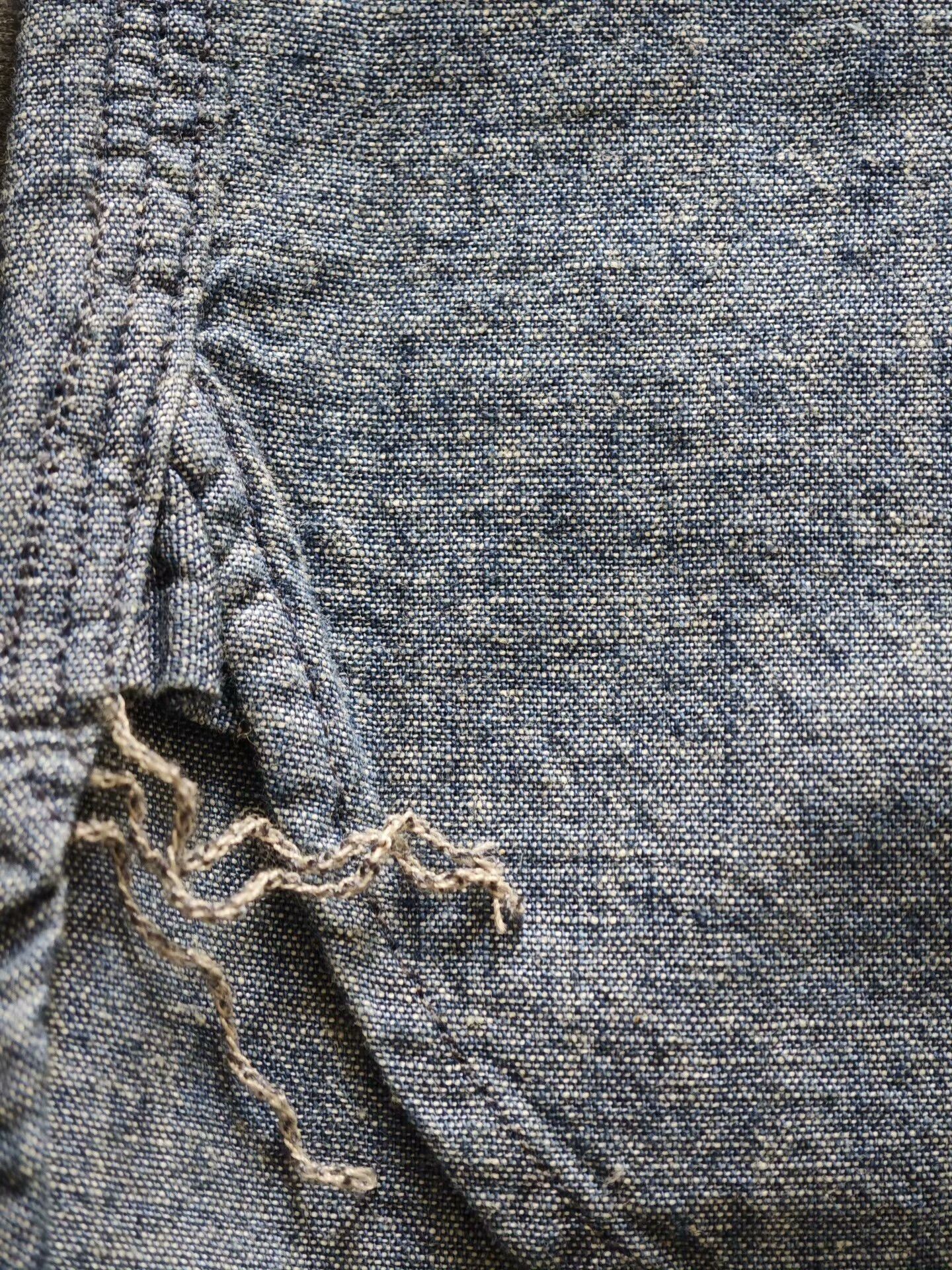 RRL Ralph Lauren RRL Vintage Indigo Work Shirt Size US S / EU 44-46 / 1 - 6 Thumbnail
