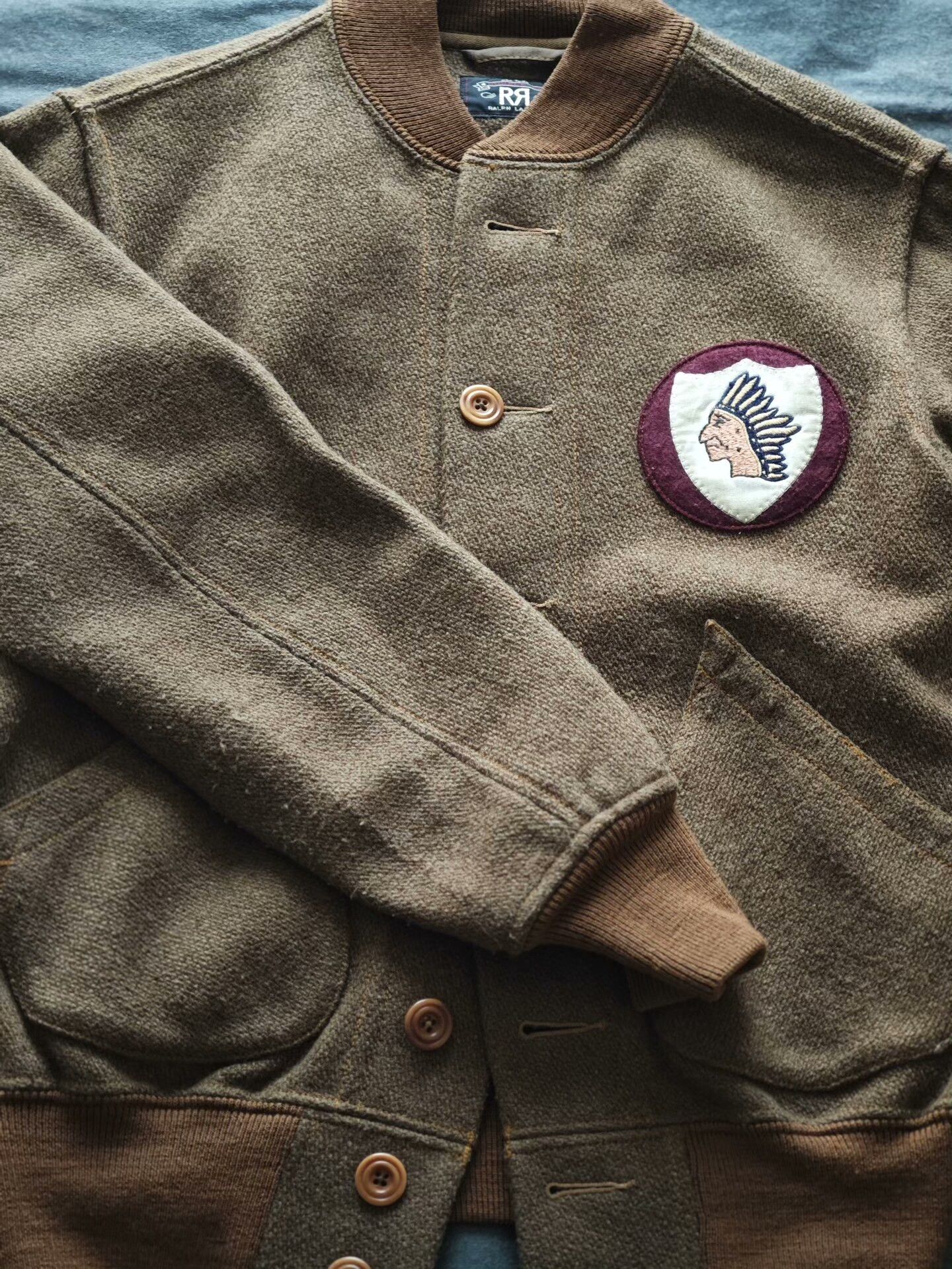 RRL Ralph Lauren RRL Indian Logo Wool Jacket Size US S / EU 44-46 / 1 - 2 Thumbnail