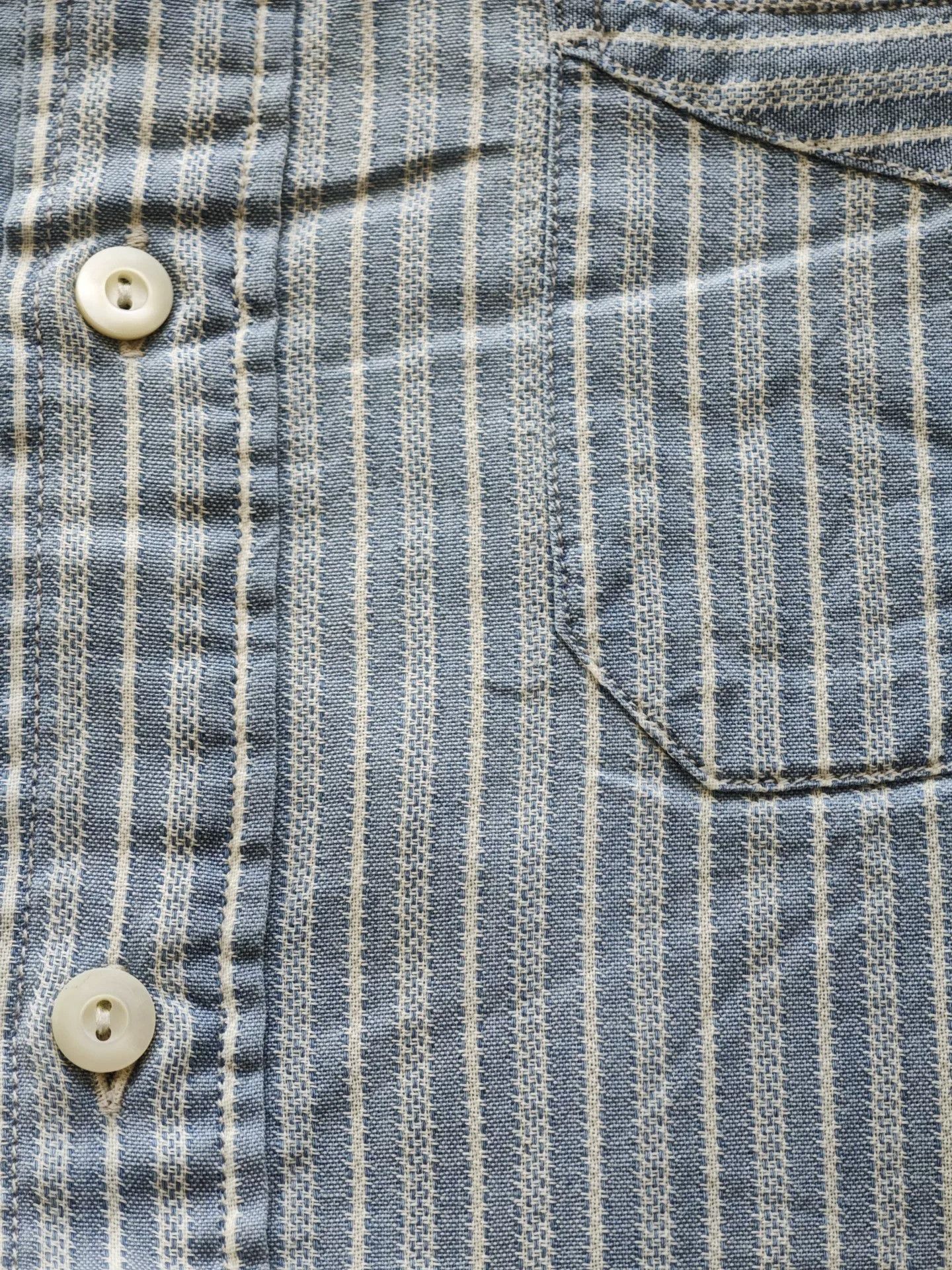 RRL Ralph Lauren RRL Vintage Discontinued Striped Shirt Size US S / EU 44-46 / 1 - 2 Thumbnail