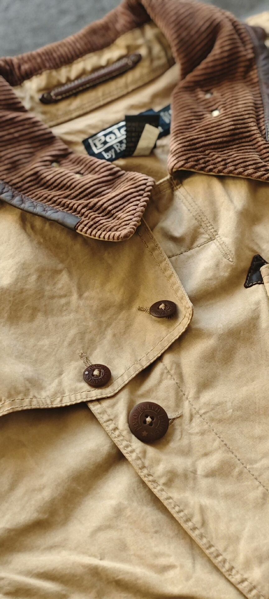 Polo Ralph Lauren Ralph Lauren Vintage Waxed Cotton Trench Coat Size US M / EU 48-50 / 2 - 6 Thumbnail