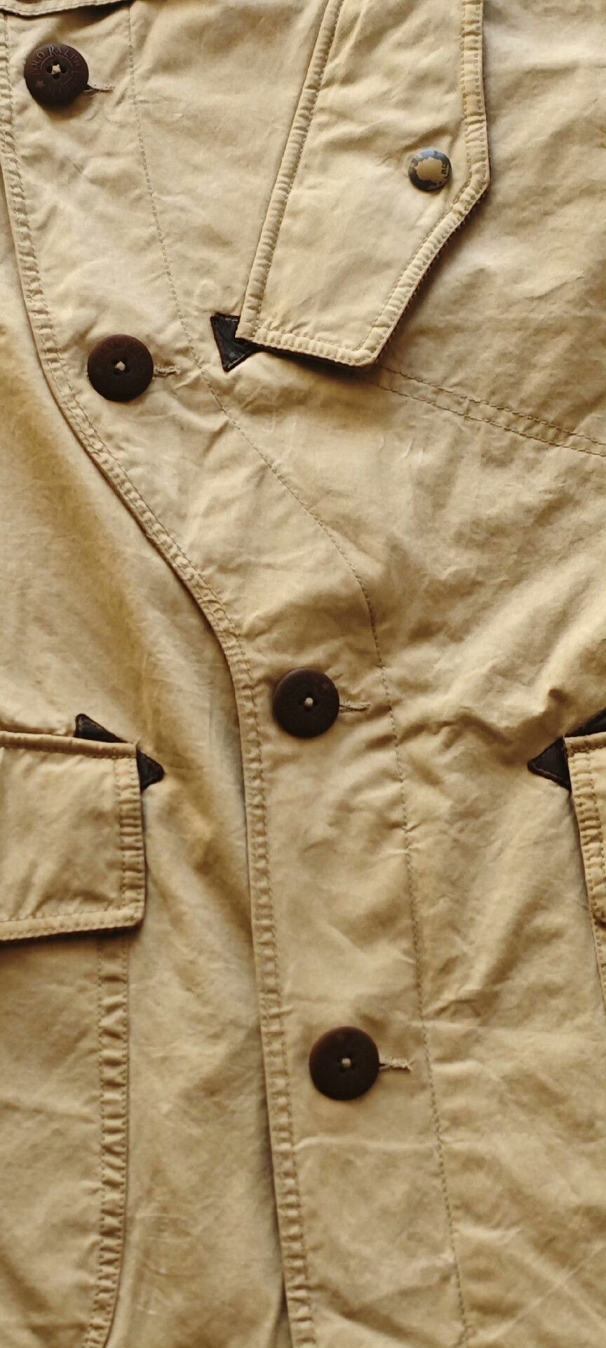 Polo Ralph Lauren Ralph Lauren Vintage Waxed Cotton Trench Coat Size US M / EU 48-50 / 2 - 7 Thumbnail
