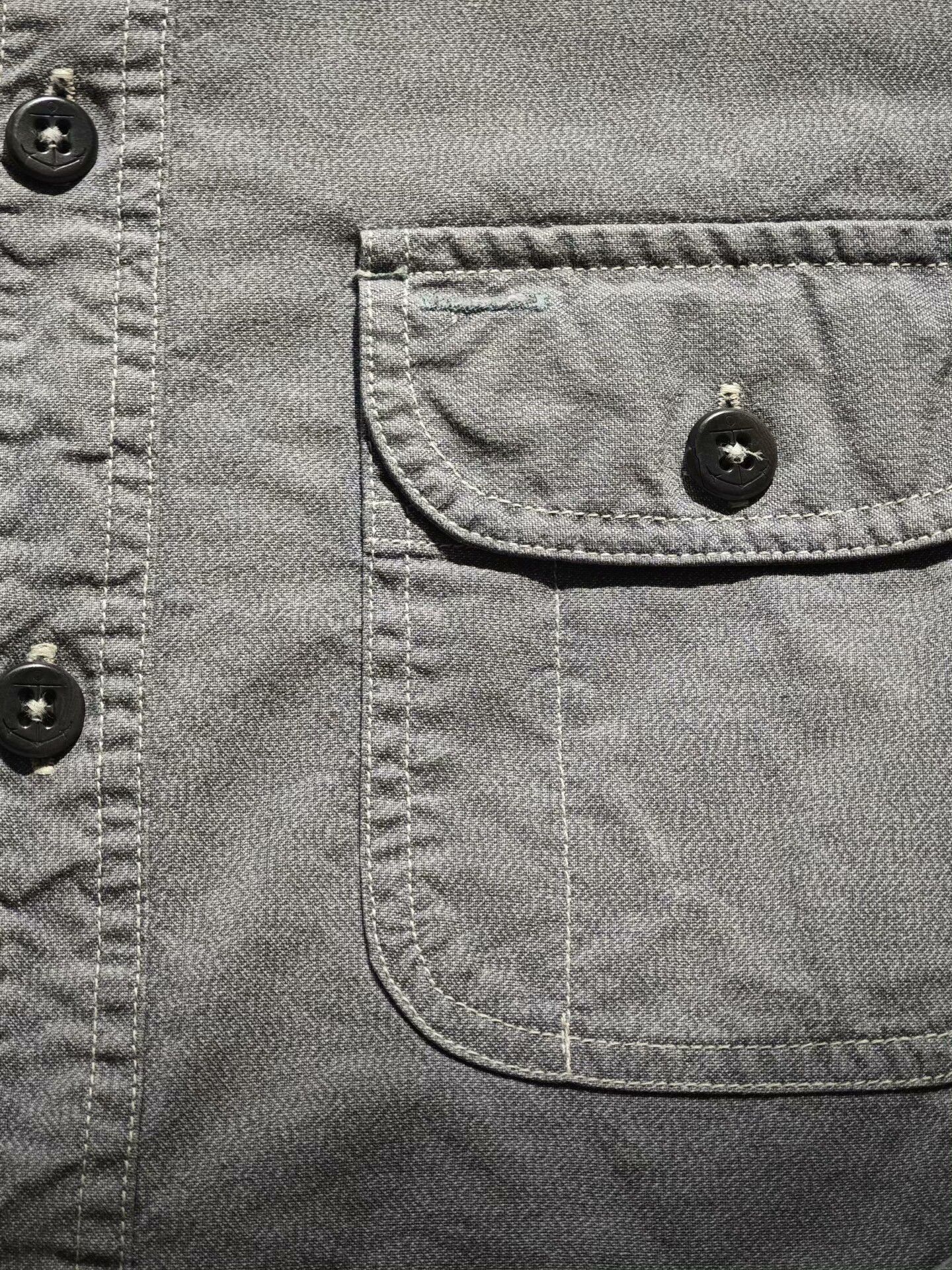 RRL Ralph Lauren RRL Double RL Gray Work Shirt Size US S / EU 44-46 / 1 - 5 Thumbnail