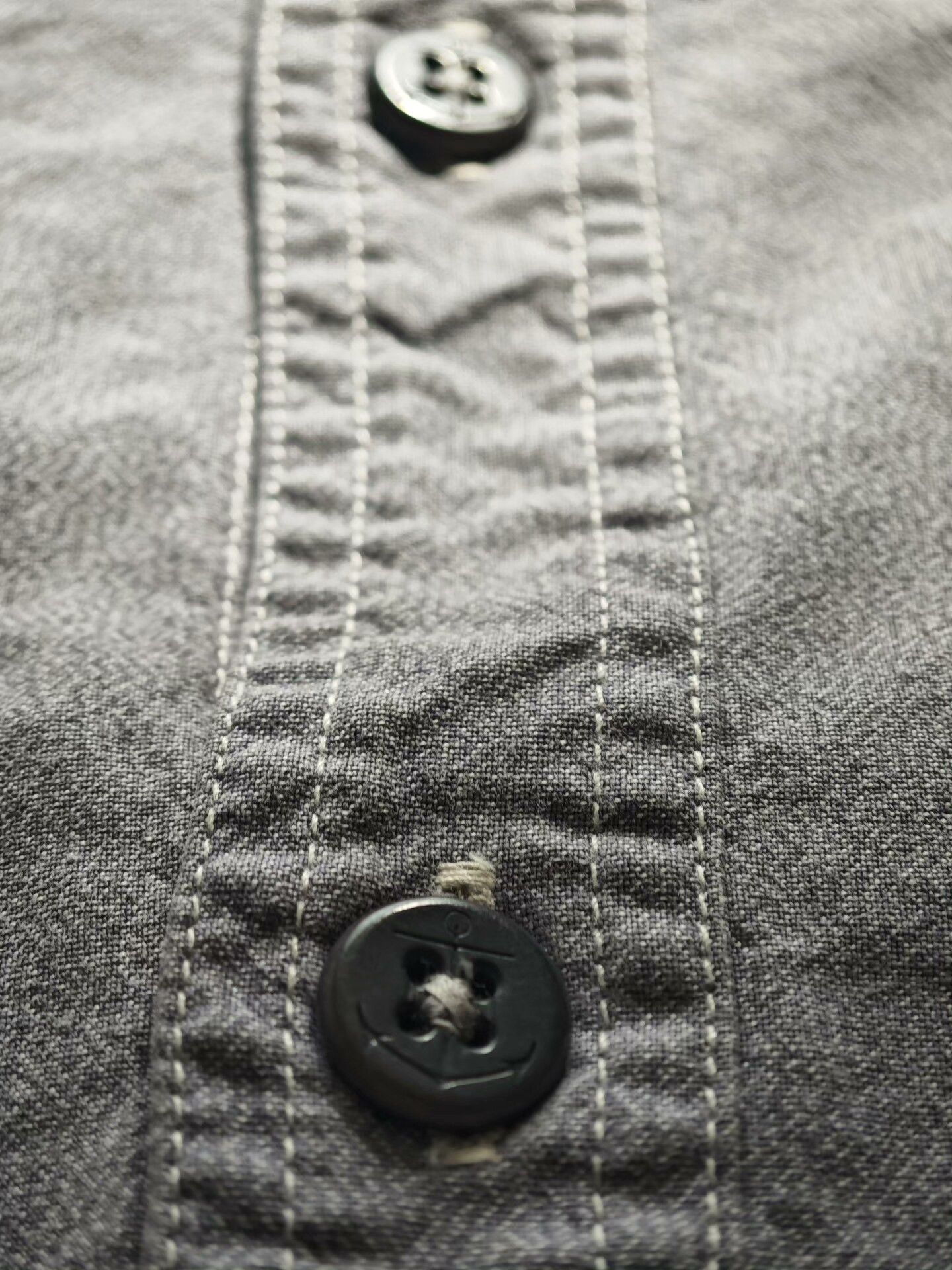 RRL Ralph Lauren RRL Double RL Gray Work Shirt Size US S / EU 44-46 / 1 - 7 Thumbnail