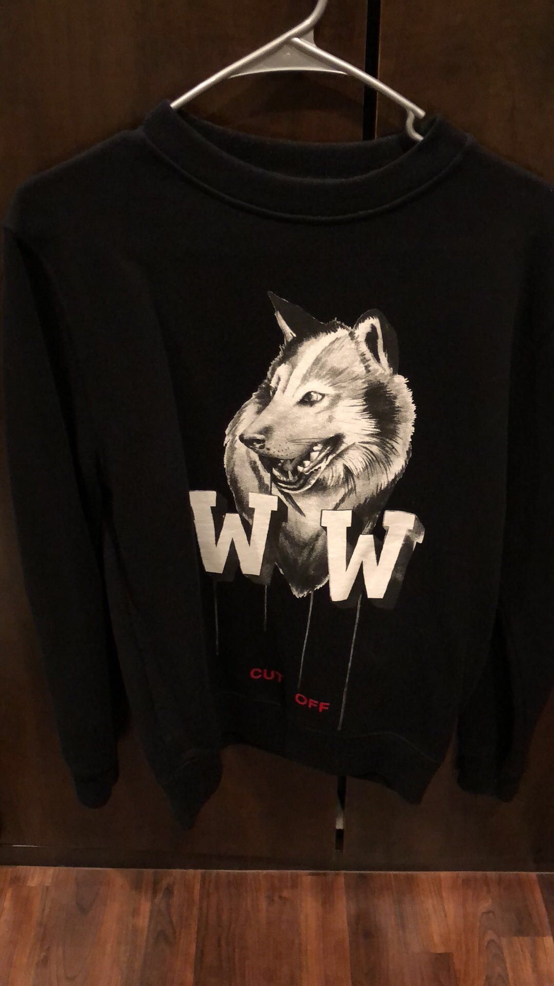 Off White Othello s Wolf Crewneck Grailed