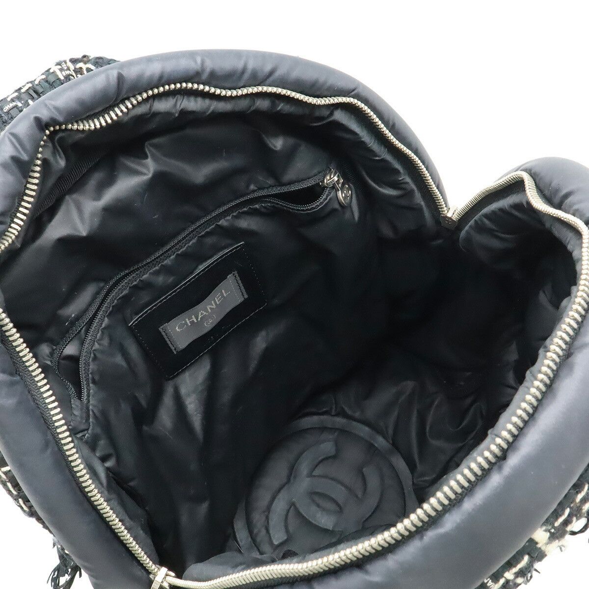 Chanel Chanel Chanel Coco Neige Nylon Tweed Backpack Textile Backpack A91933 DUTY FREE for USA Size ONE SIZE - 8 Thumbnail