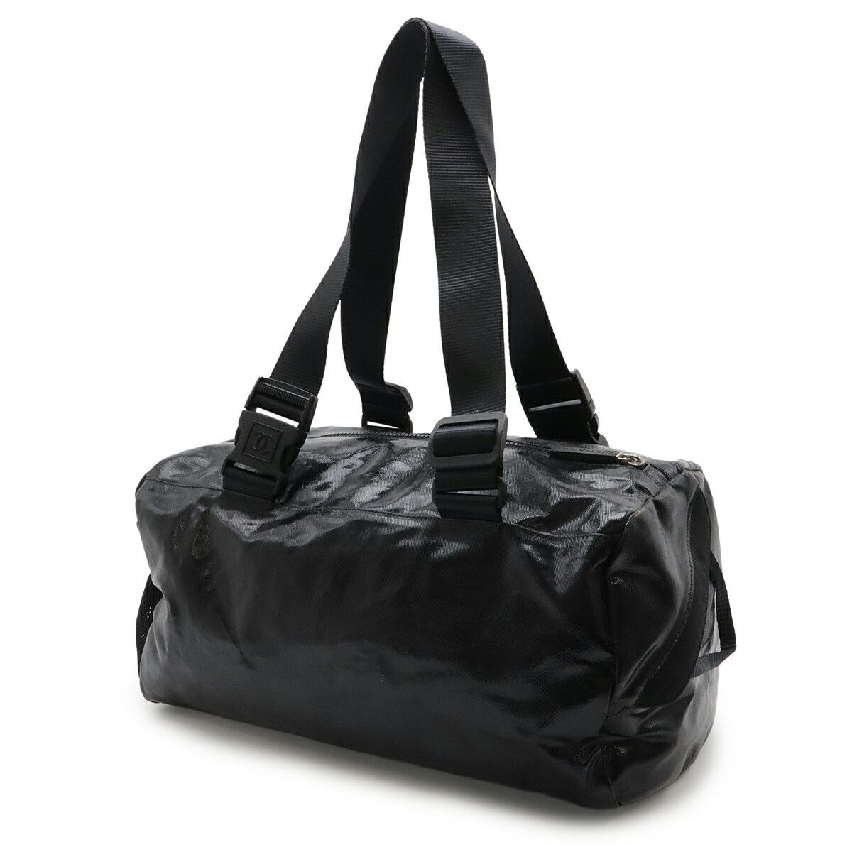 Chanel Chanel Chanel Sports Line Coated Canvas 2way Boston Bag Textile Travel Bag A35980 DUTY FREE for USA Size ONE SIZE - 2 Thumbnail