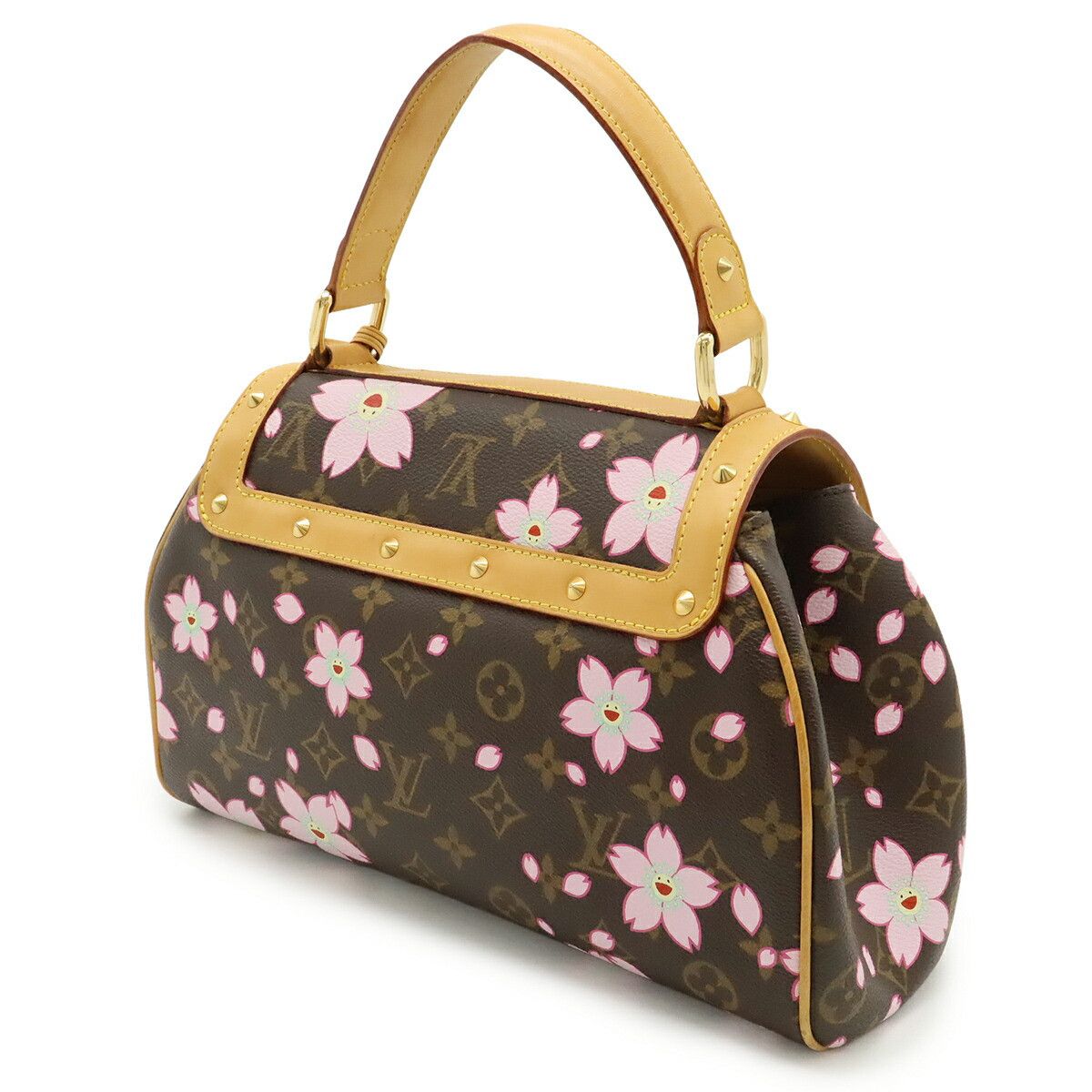 Louis Vuitton Louis Vuitton Louis Vuitton Cherry Blossom Sac Retro PM Monogram Handbag Textile Handbag M92012 DUTY FREE for USA Size ONE SIZE - 2 Thumbnail