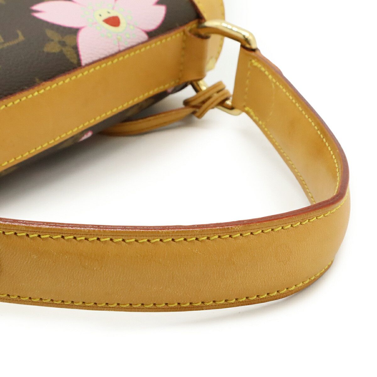 Louis Vuitton Louis Vuitton Louis Vuitton Cherry Blossom Sac Retro PM Monogram Handbag Textile Handbag M92012 DUTY FREE for USA Size ONE SIZE - 4 Thumbnail