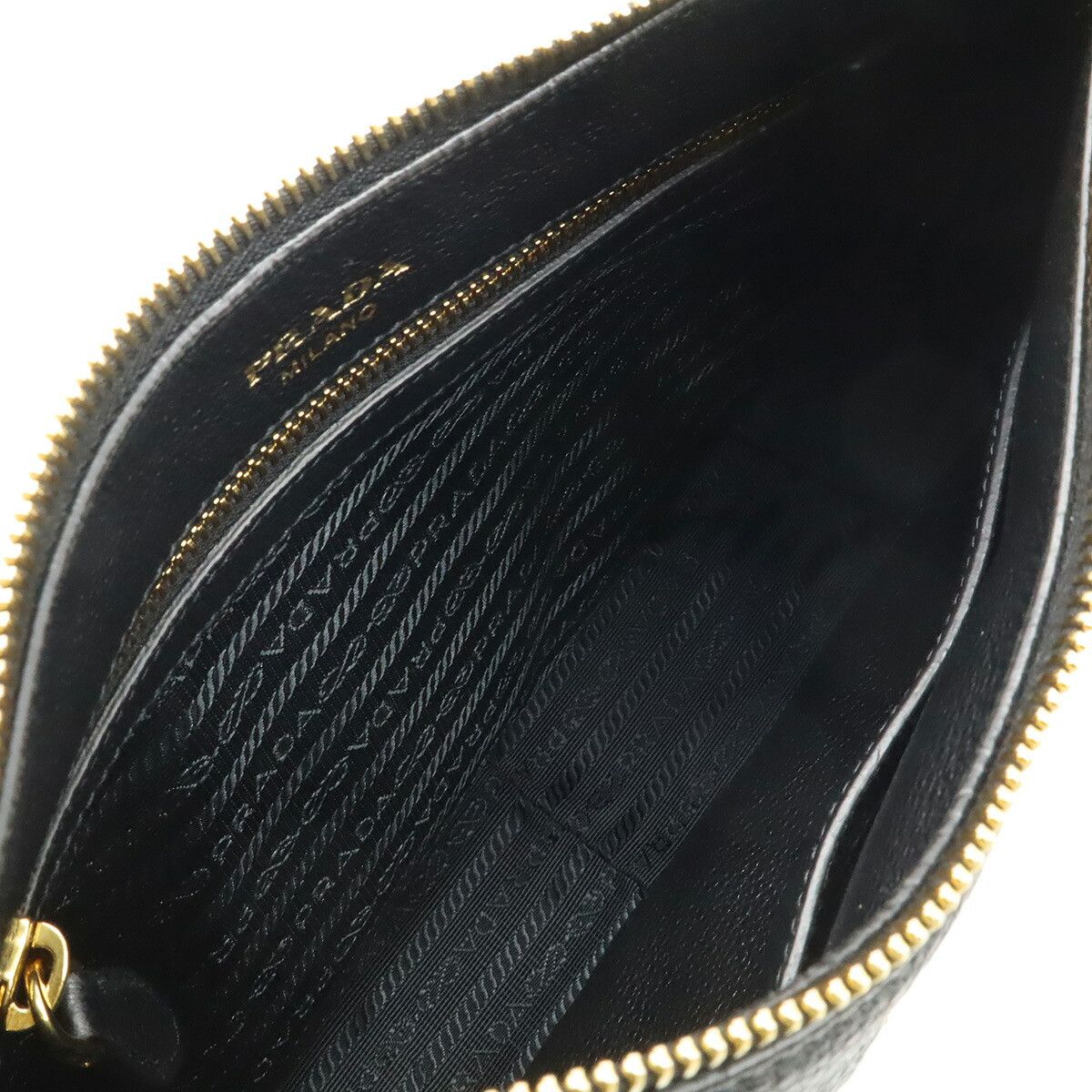 Prada Prada Prada Vitello Phoenix Leather Shoulder Bag Leather Shoulder Bag 1BC166 DUTY FREE for USA Size ONE SIZE - 7 Thumbnail