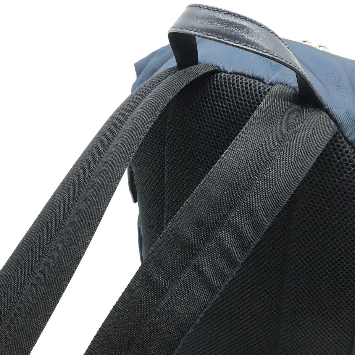 Fendi Fendi Fendi Logo Nylon Leather Backpack Textile Backpack 7VZ035 DUTY FREE for USA Size ONE SIZE - 4 Thumbnail