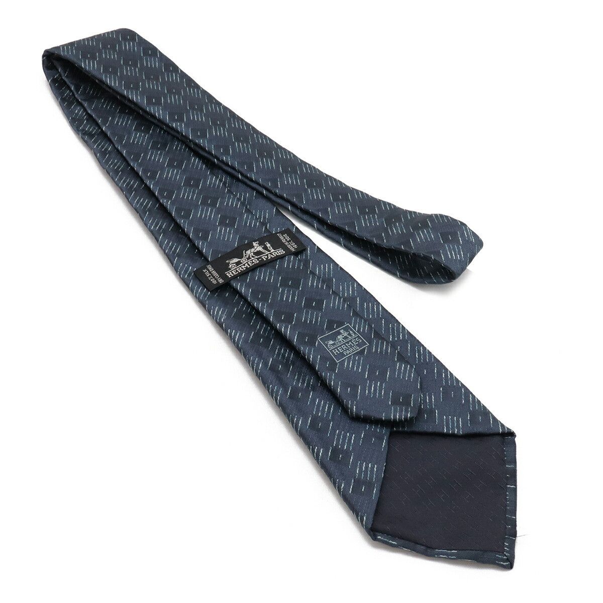 Hermes Hermes Hermès Silk Tie Textile Necktie DUTY FREE for USA Size ONE SIZE - 2 Thumbnail