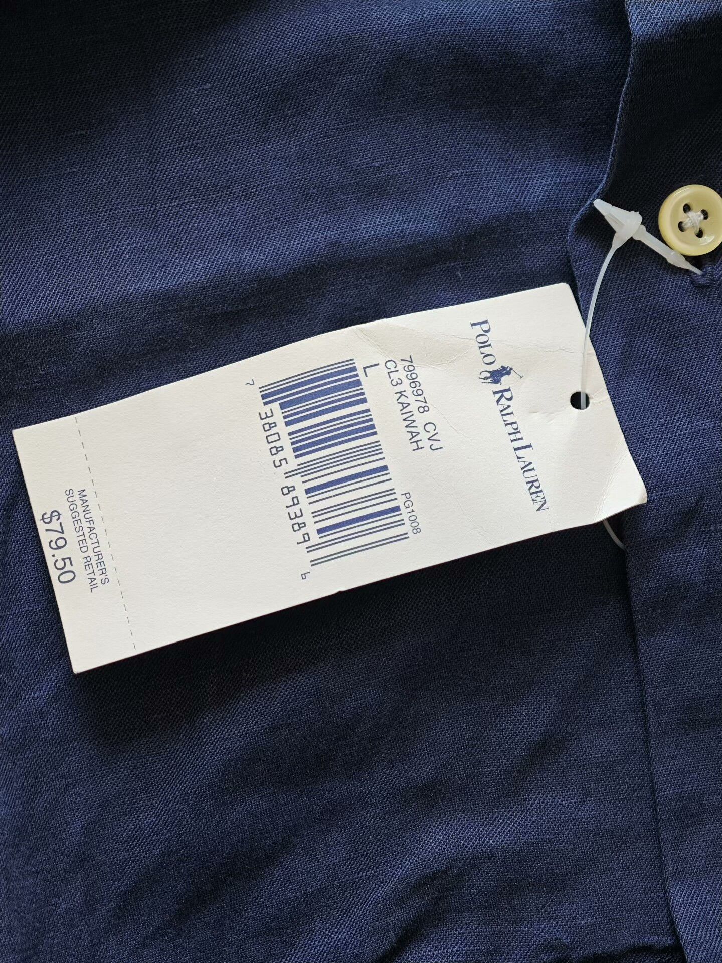 Polo Ralph Lauren 90s Vintage Polo RL Cuban Collar Shirt Size US L / EU 52-54 / 3 - 3 Thumbnail