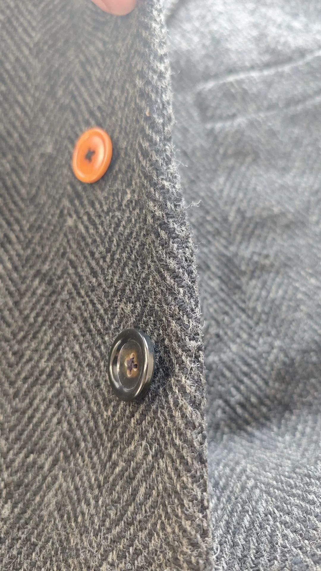 J.Crew Vintage J.Crew Herringbone Wool Coat Size US M / EU 48-50 / 2 - 5 Thumbnail