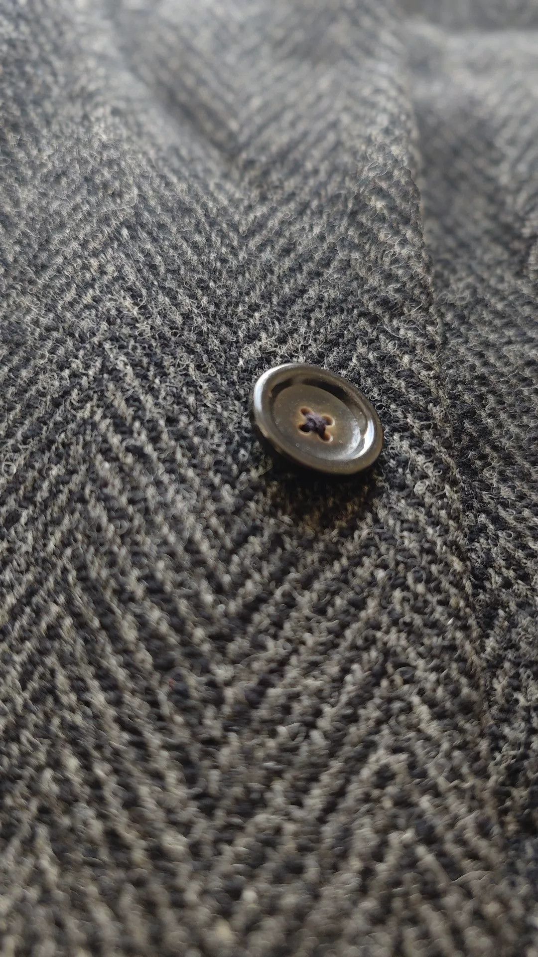 J.Crew Vintage J.Crew Herringbone Wool Coat Size US M / EU 48-50 / 2 - 4 Thumbnail