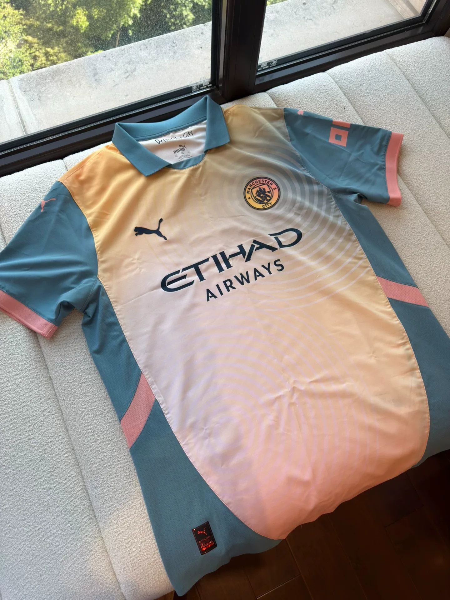 Puma PUMA Manchester City Casual Letter Print Jersey Size US XXL / EU 58 / 5 - 2 Thumbnail