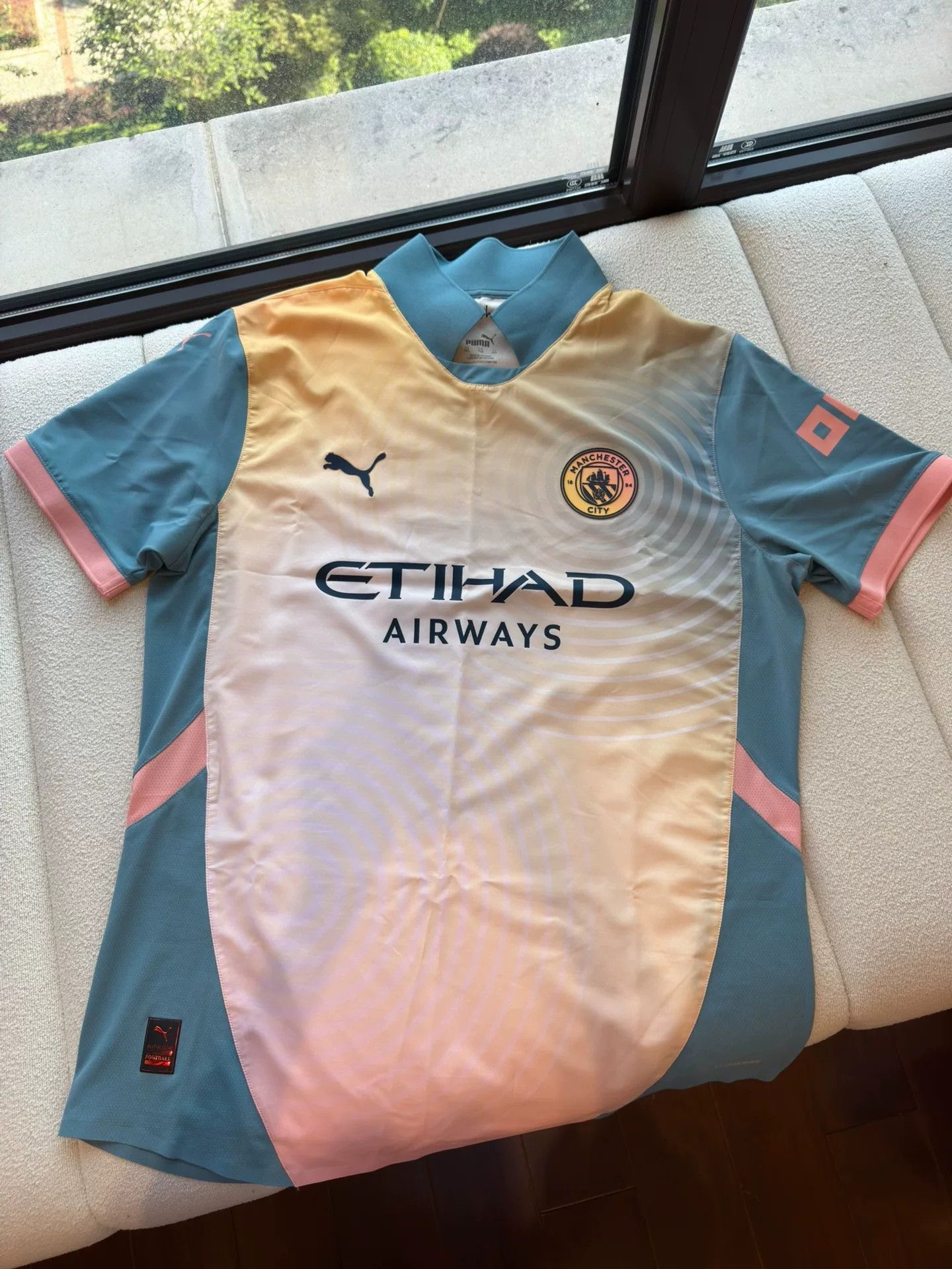 Puma PUMA Manchester City Casual Letter Print Jersey Size US XXL / EU 58 / 5 - 3 Thumbnail