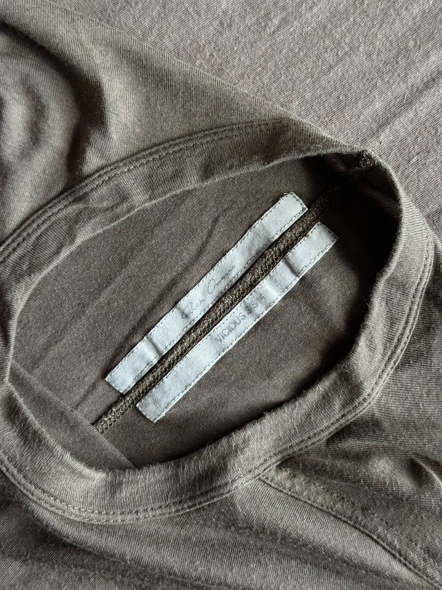 Rick Owens Rick Owens Men's Long Crewneck S/S T-Shirt Size US XS / EU 42 / 0 - 3 Thumbnail