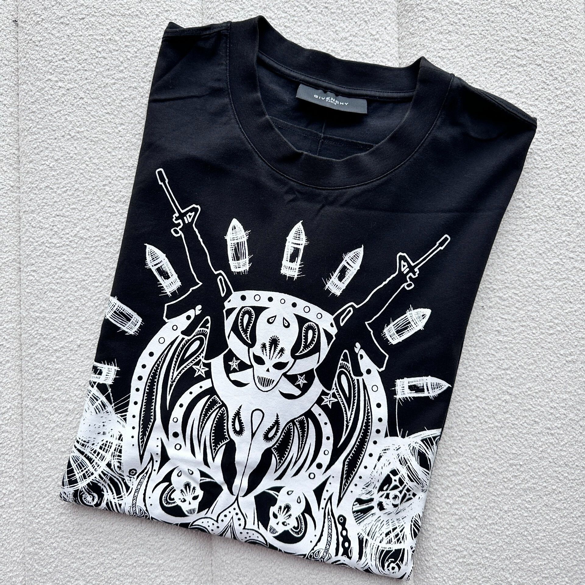 Givenchy Givenchy Black Skull Print T-shirt Size US S / EU 44-46 / 1 - 4 Thumbnail