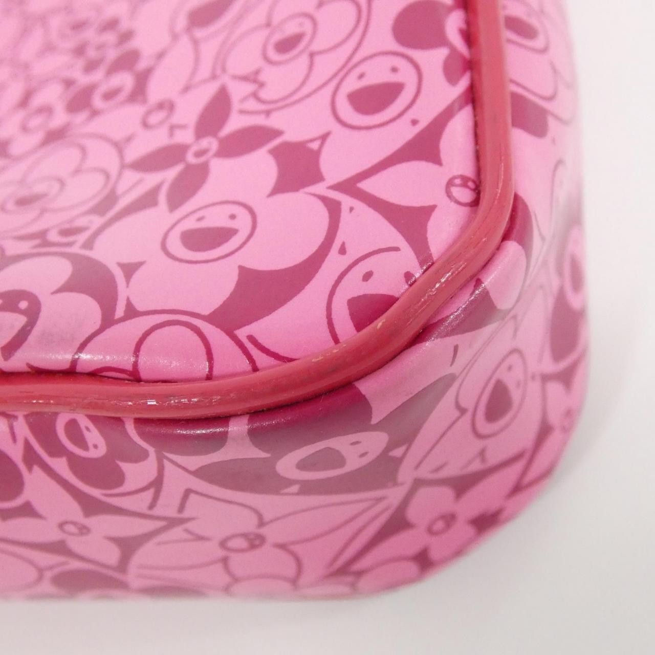 Louis Vuitton Louis Vuitton Louis Vuitton Cosmic Blossom Pochette PVC Accessory Pouch Textile Vanity Bag M93166 DUTY FREE for USA Size ONE SIZE - 3 Thumbnail