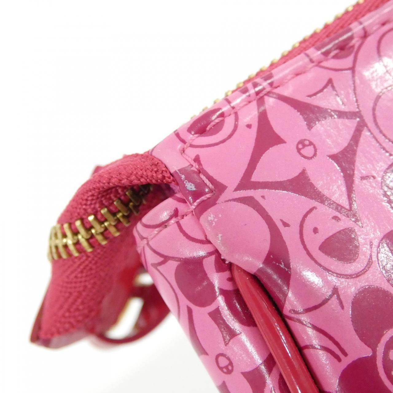 Louis Vuitton Louis Vuitton Louis Vuitton Cosmic Blossom Pochette PVC Accessory Pouch Textile Vanity Bag M93166 DUTY FREE for USA Size ONE SIZE - 5 Thumbnail