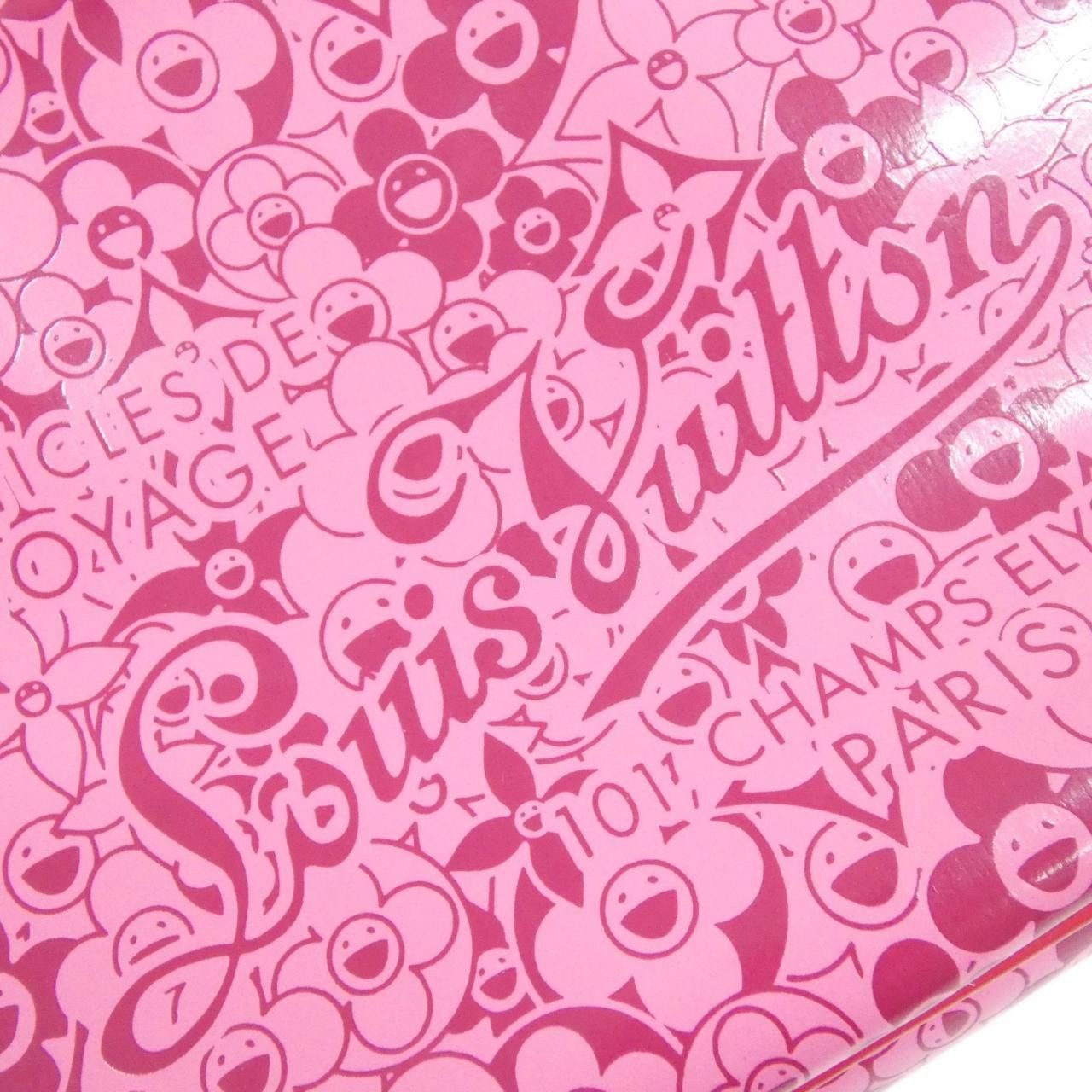Louis Vuitton Louis Vuitton Louis Vuitton Cosmic Blossom Pochette PVC Accessory Pouch Textile Vanity Bag M93166 DUTY FREE for USA Size ONE SIZE - 7 Thumbnail