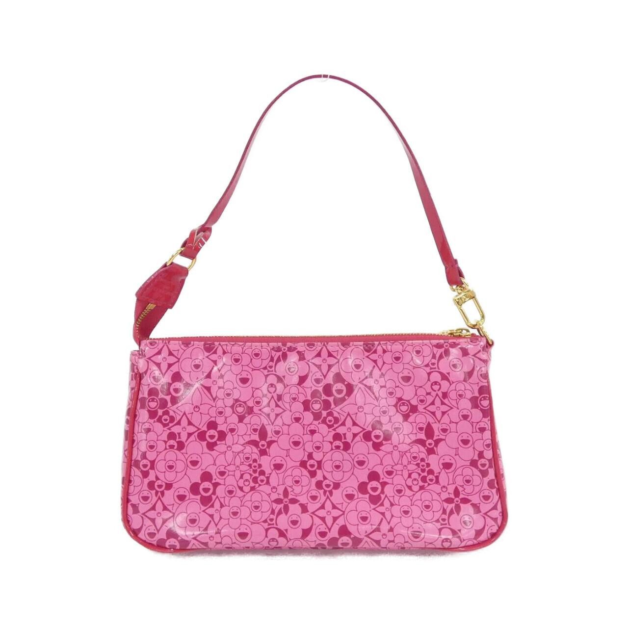 Louis Vuitton Louis Vuitton Louis Vuitton Cosmic Blossom Pochette PVC Accessory Pouch Textile Vanity Bag M93166 DUTY FREE for USA Size ONE SIZE - 2 Thumbnail