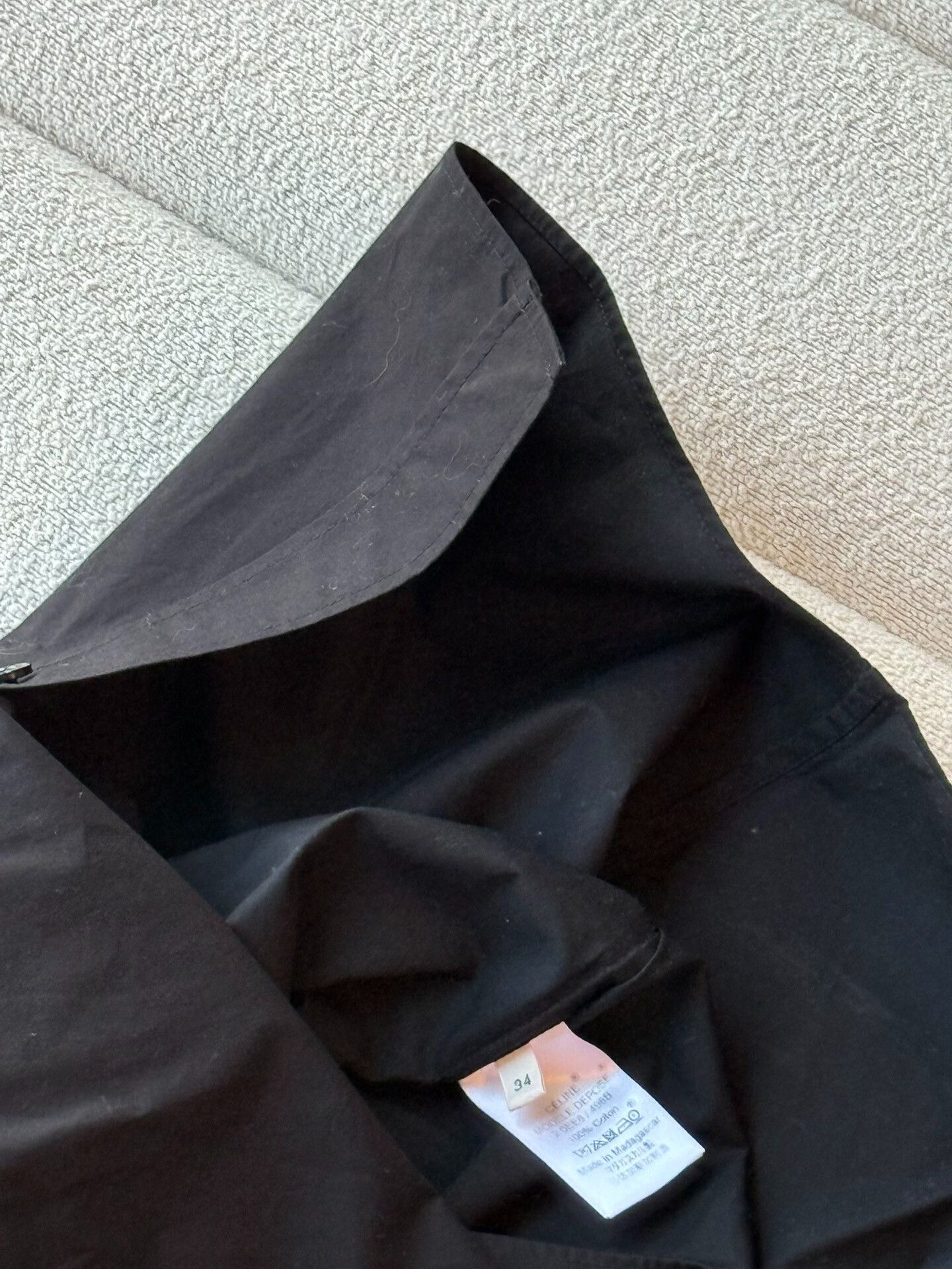 Celine Celine Women's Sleeveless Black Shirt Size XXS / US 00 / IT 34 - 6 Thumbnail