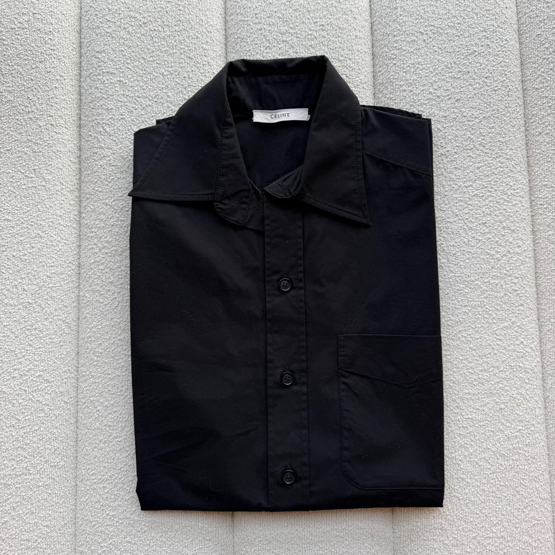 Celine Celine Women's Sleeveless Black Shirt Size XXS / US 00 / IT 34 - 7 Thumbnail